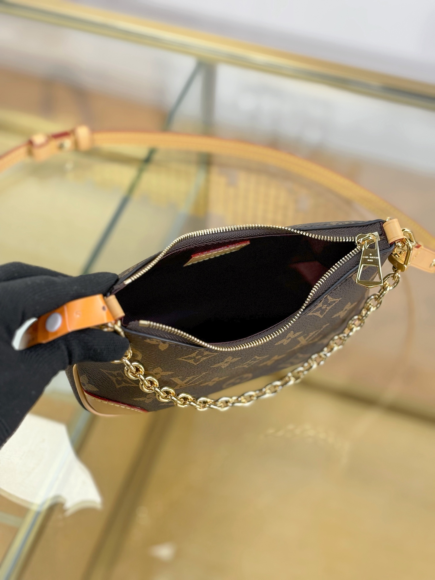 [TOP] Louis Vuitton LV Boulogne Odeon Bag Monogram Nano 21x11.5x7cm - Brown