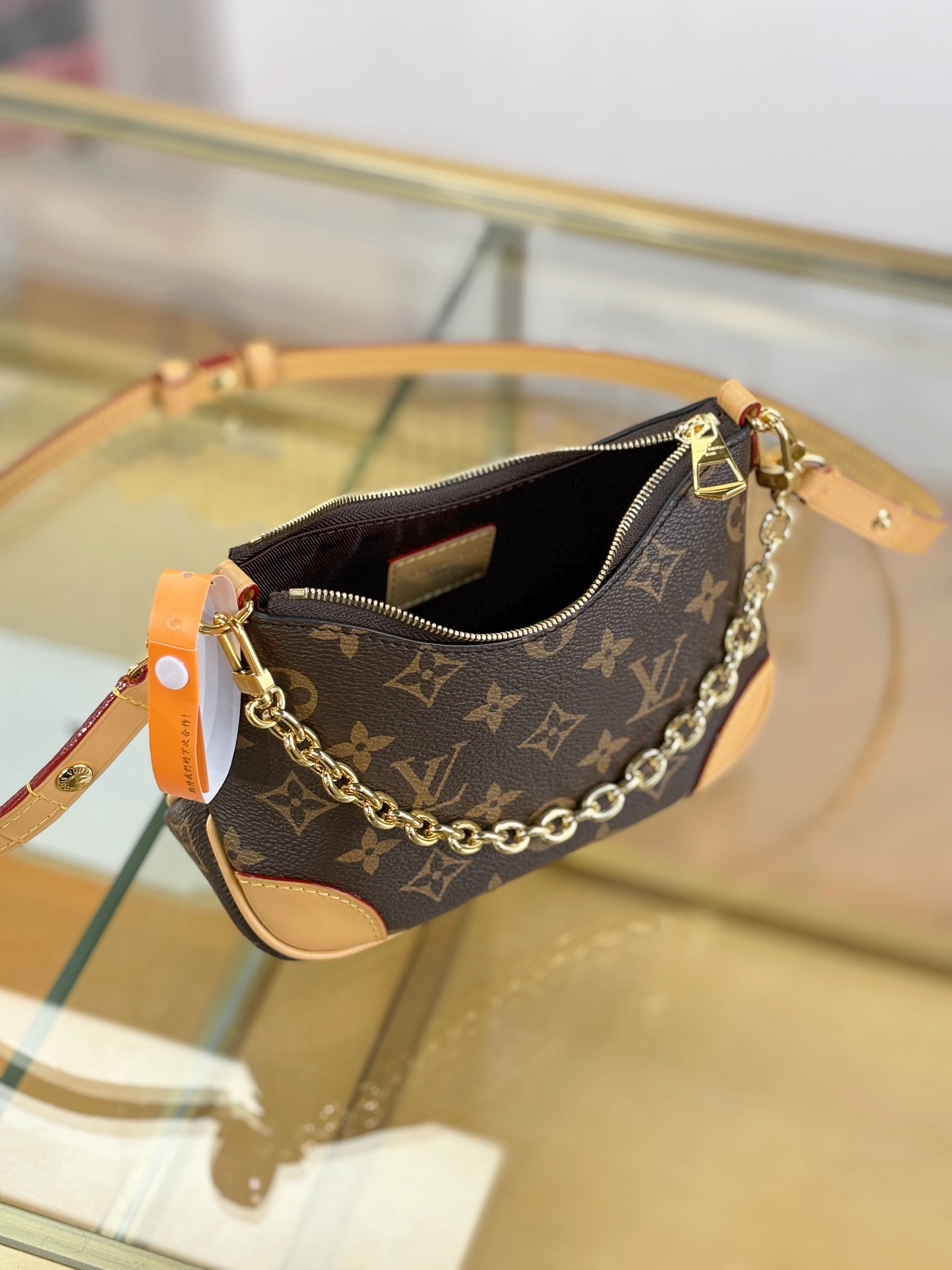 [TOP] Louis Vuitton LV Boulogne Odeon Bag Monogram Nano 21x11.5x7cm - Brown