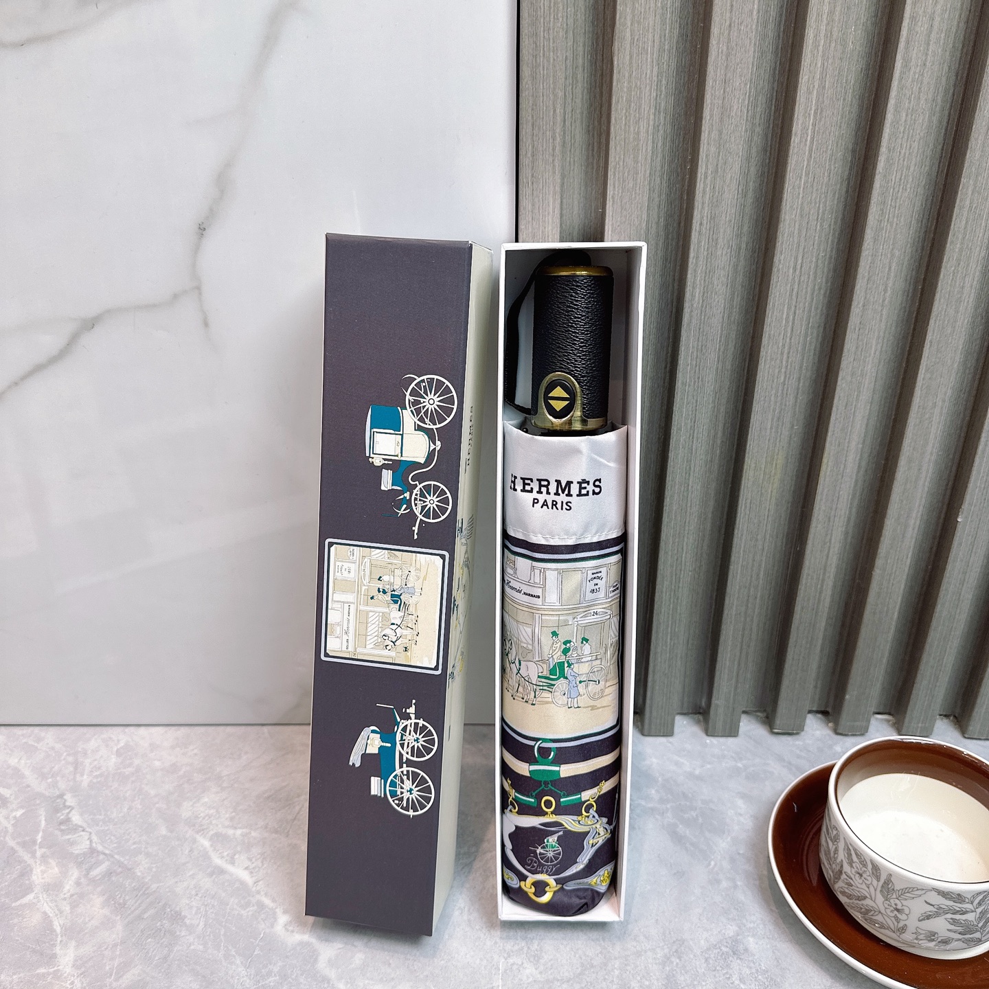 [TOP] HERMES Umbrella - 4 Colors