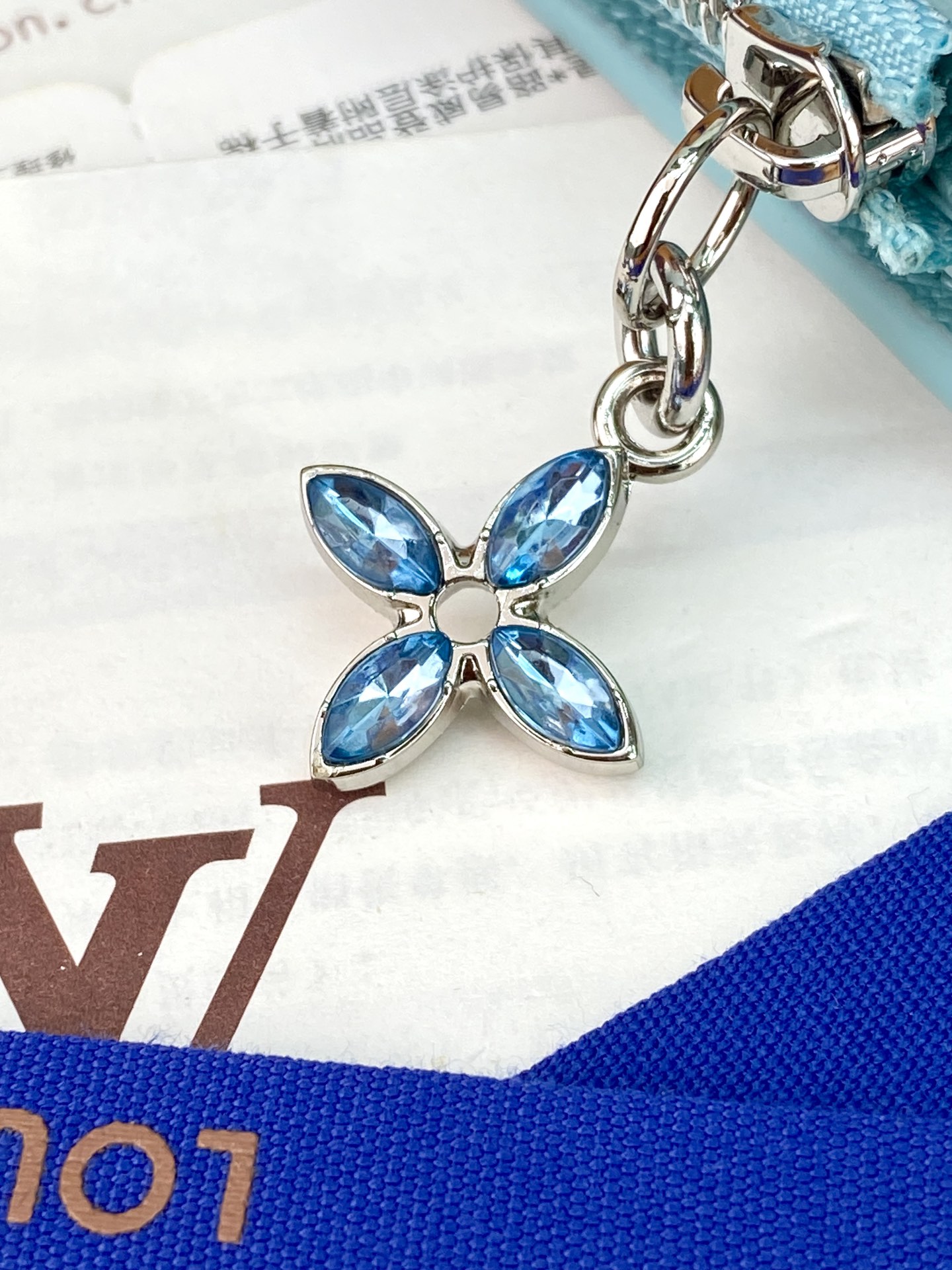 [TOP] Louis Vuitton LV Lisa Wallet 11.5x9x1.5cm - Pearlescent Blue