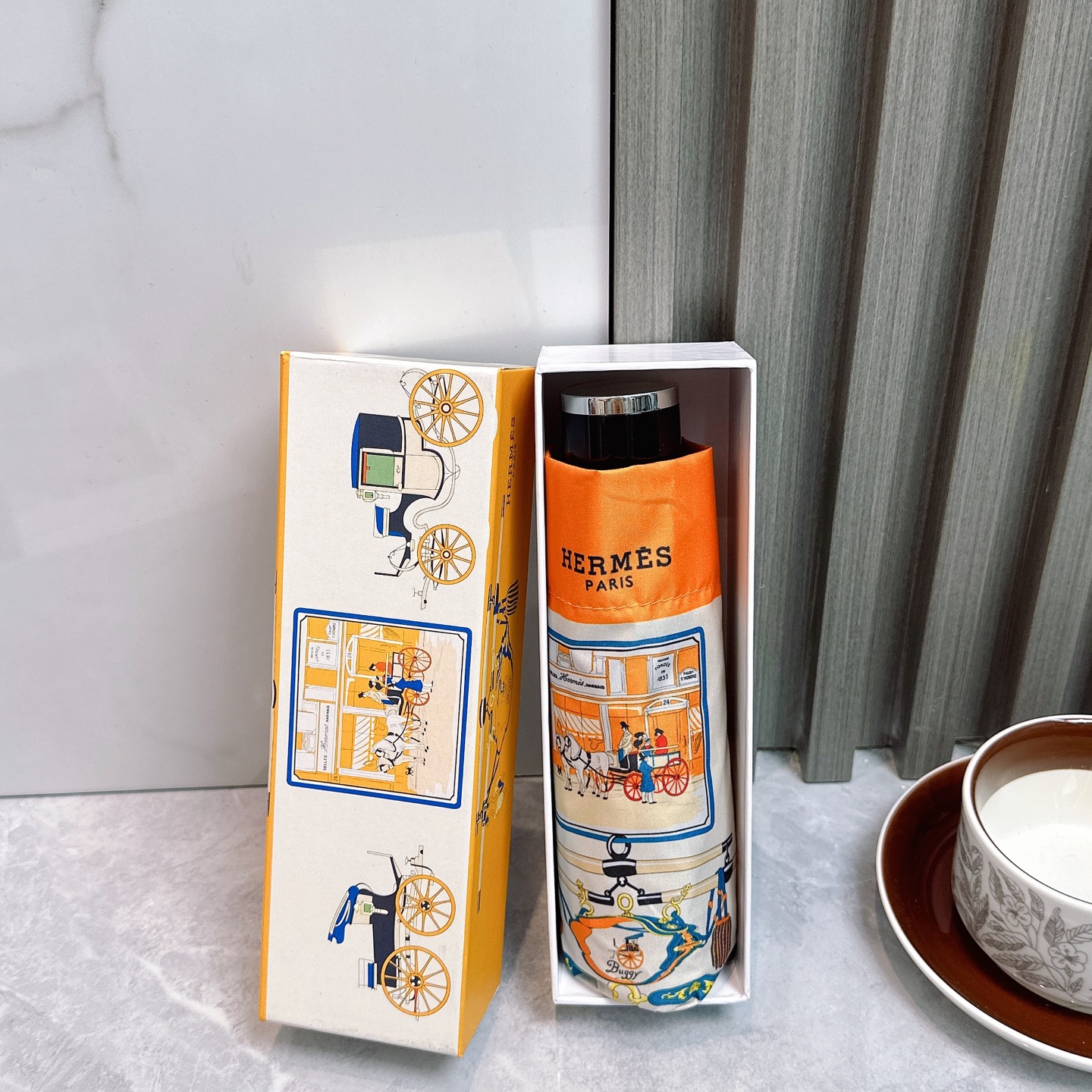 [TOP] HERMES Umbrella - 4 Colors