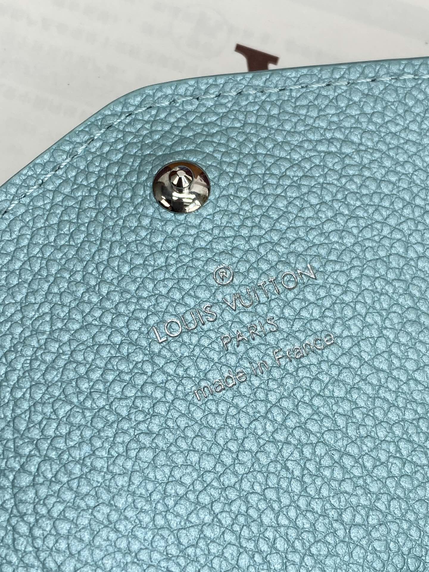 [TOP] Louis Vuitton LV Ski Sarah Wallet 19x10.5x2cm - Pearlescent Blue