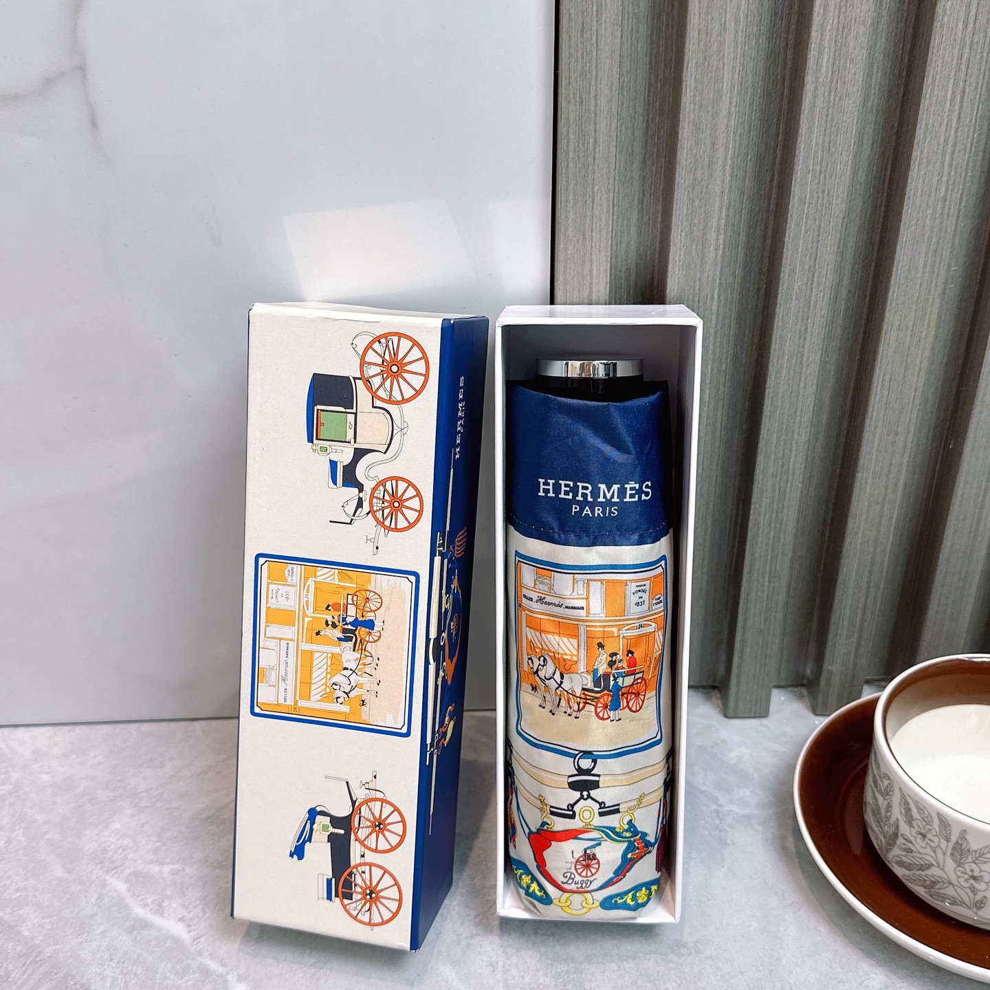 [TOP] HERMES Umbrella - 4 Colors