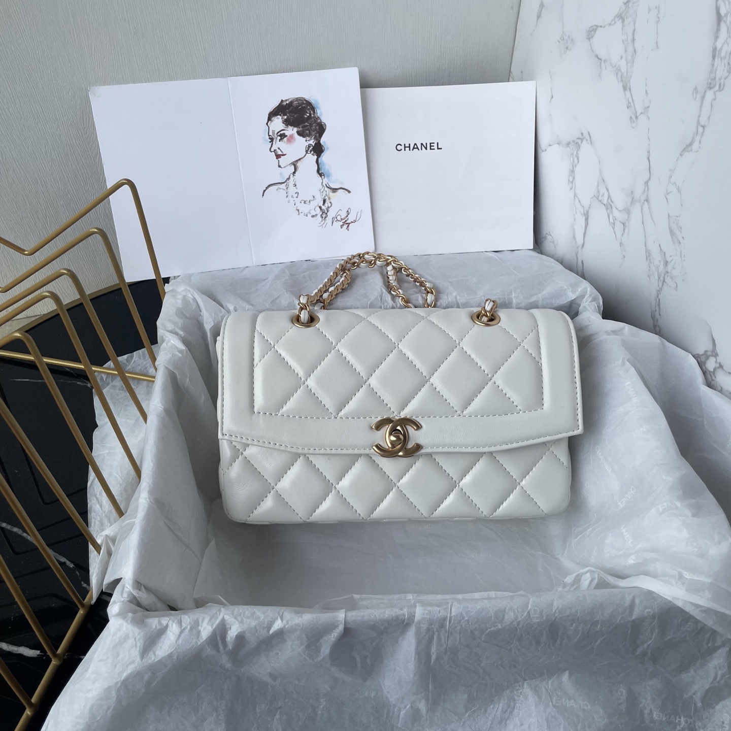 [TOP] CHANEL  Bag  13.5×21×6.5cm - 4 Colors