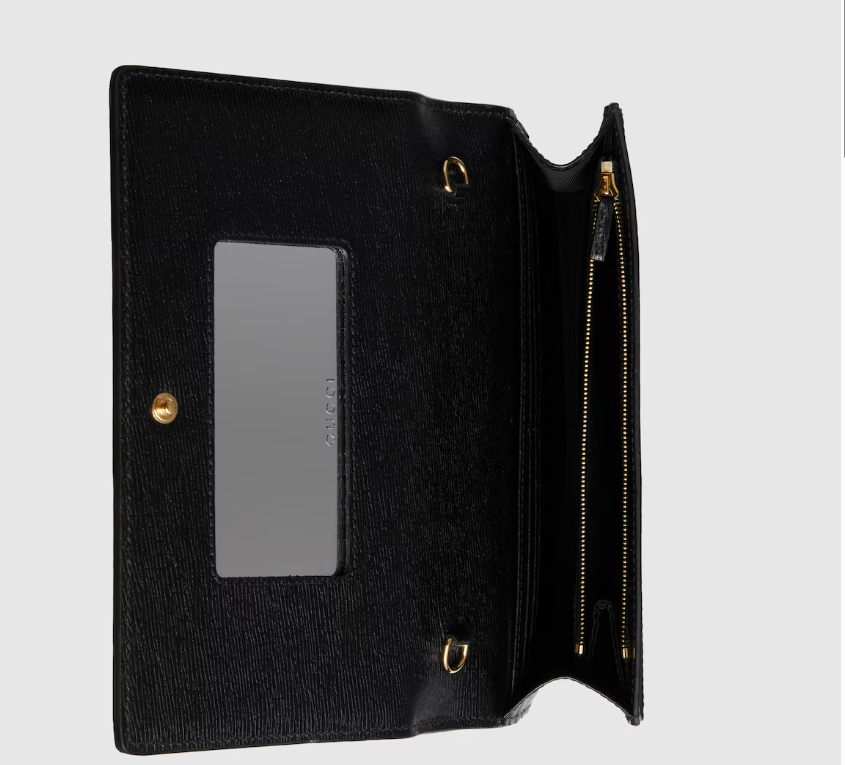 [TOP] GUCCI  Shoulder Bag 11 x 17.5 cm -  Black