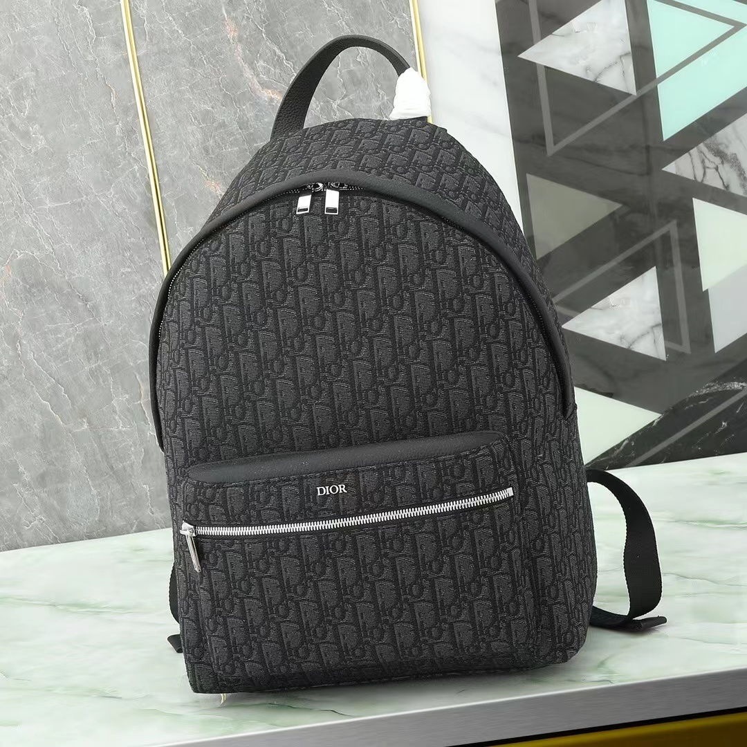 [TOP] Christian Dior Backpack 30×42×15CM - Black