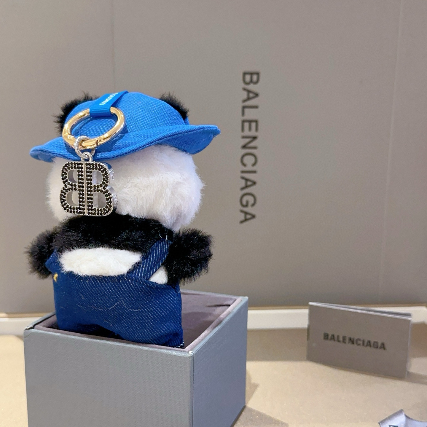 [TOP] BALENCIAGA Keychain - Blue