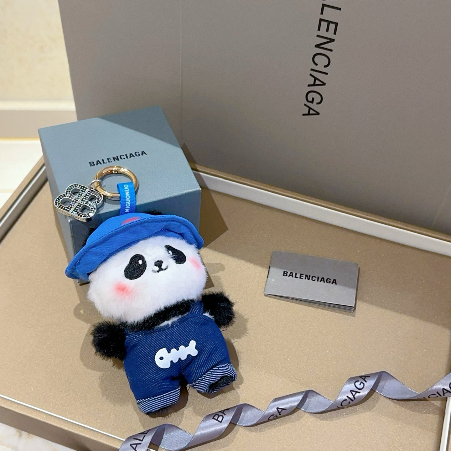 [TOP] BALENCIAGA Keychain - Blue