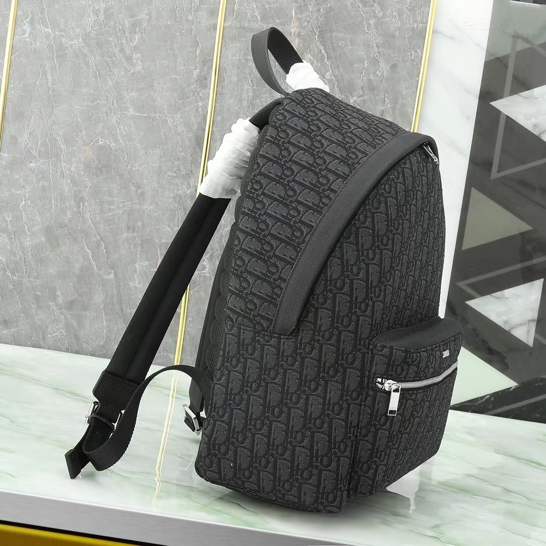 [TOP] Christian Dior Backpack 30×42×15CM - Black