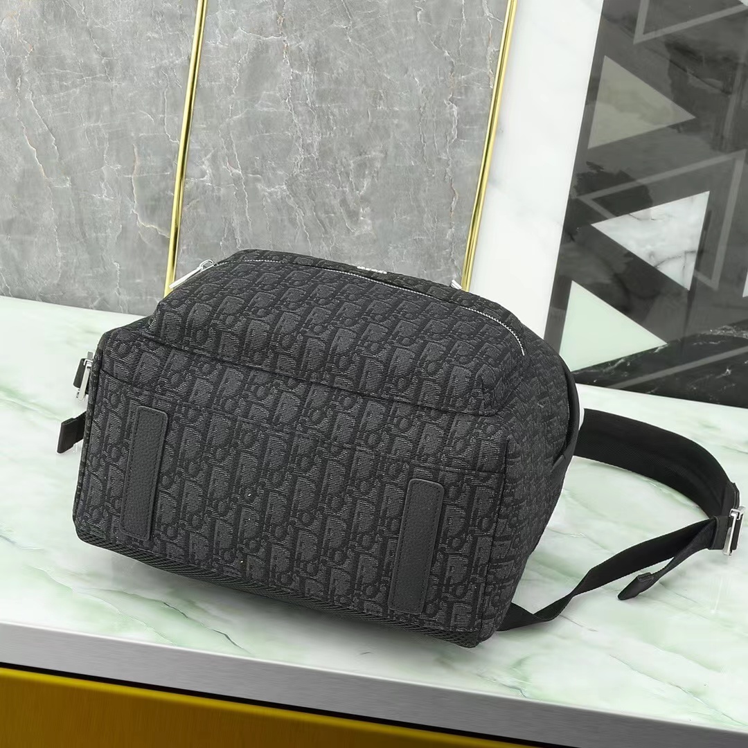 [TOP] Christian Dior Backpack 30×42×15CM - Black