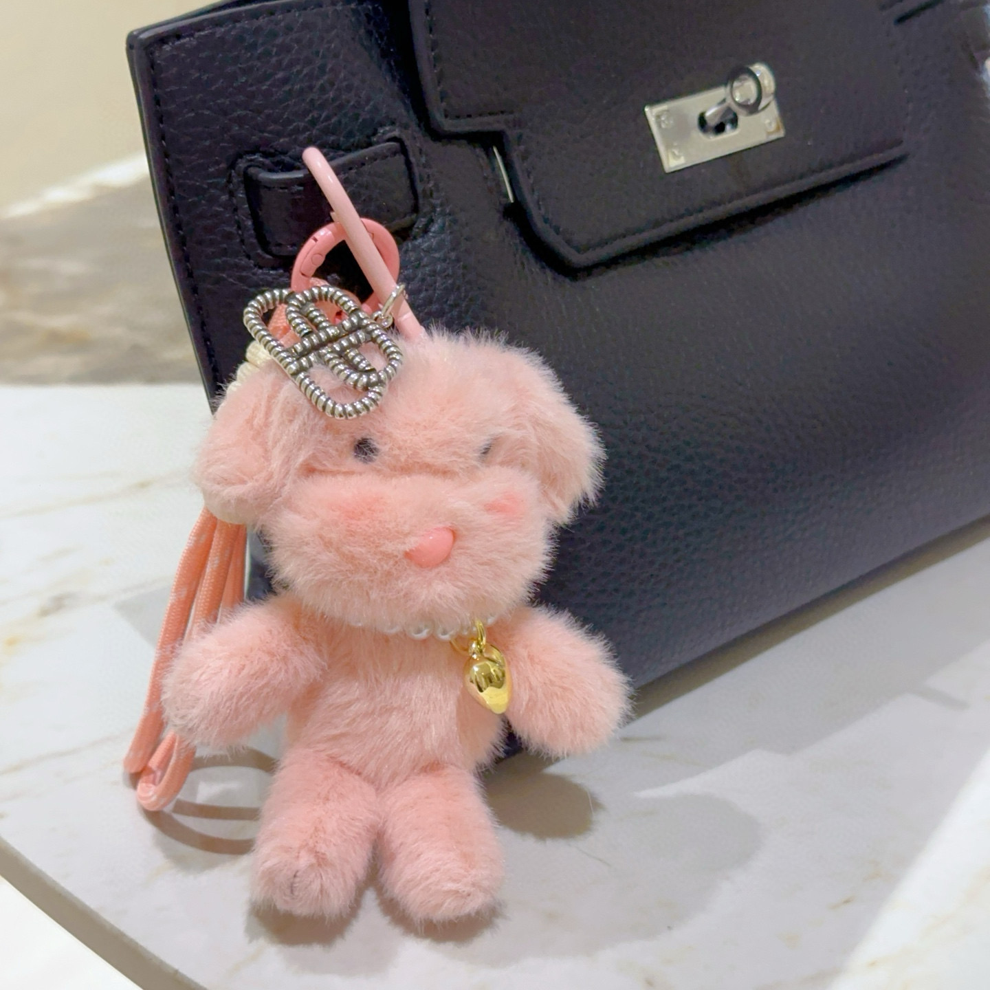[TOP] BALENCIAGA Keychain - Pink