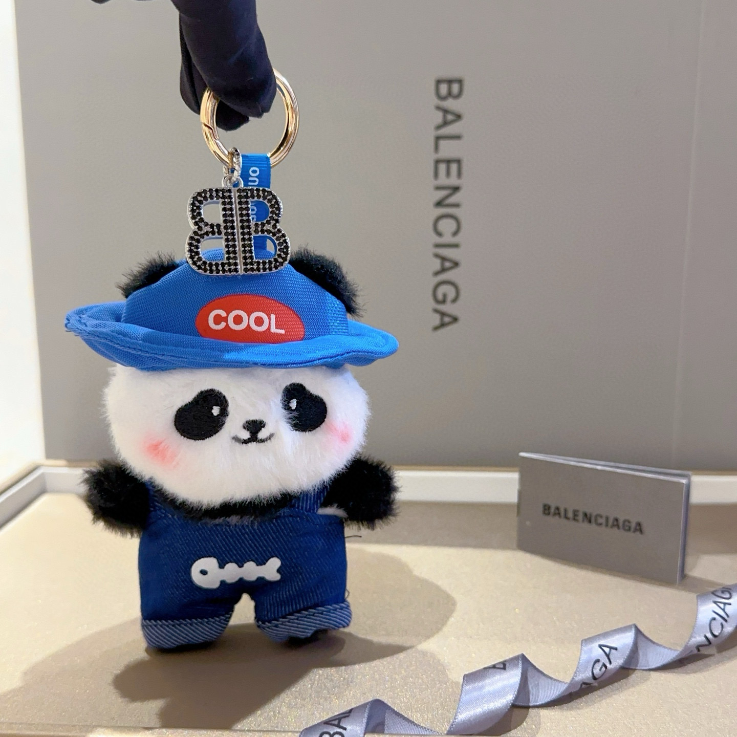 [TOP] BALENCIAGA Keychain - Blue