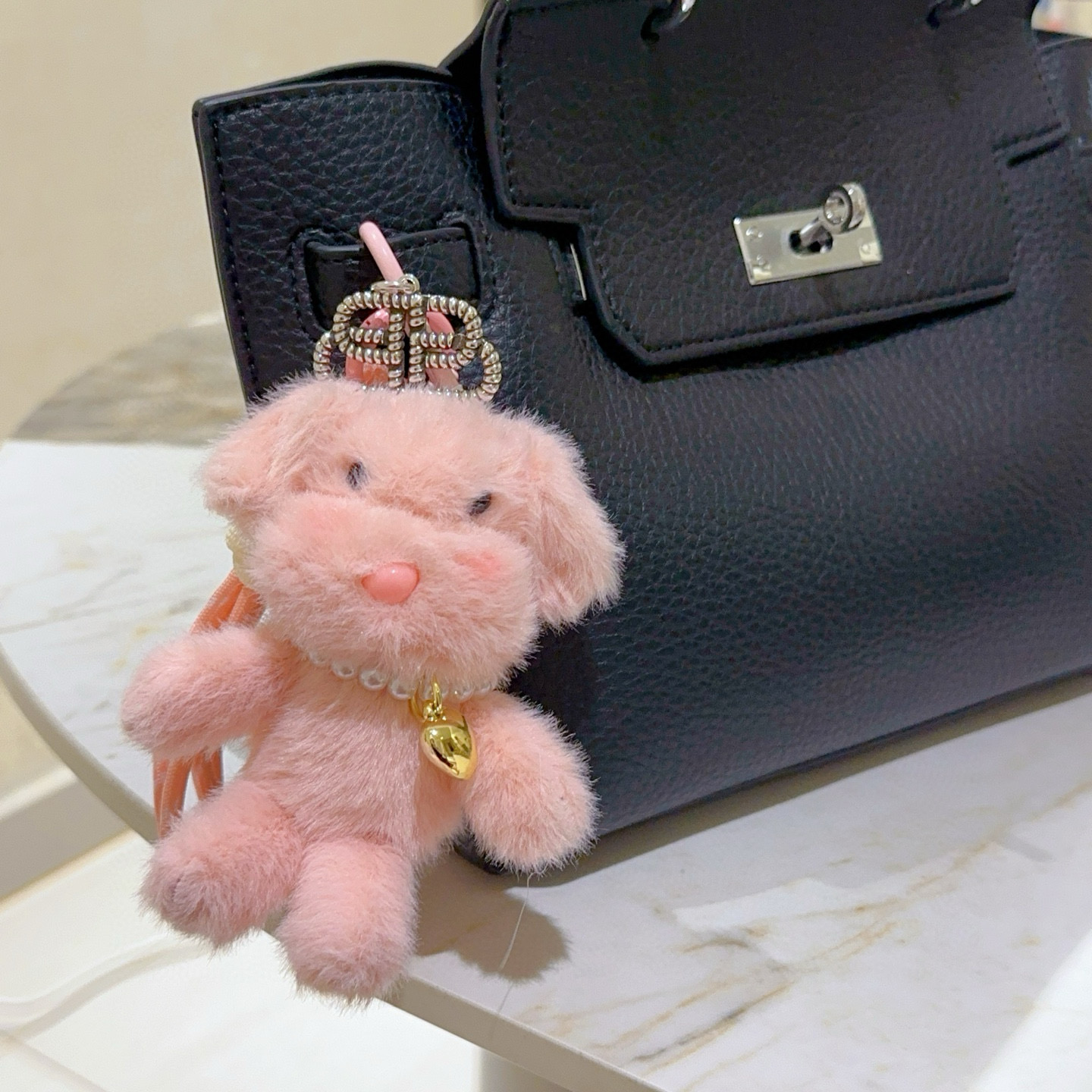 [TOP] BALENCIAGA Keychain - Pink