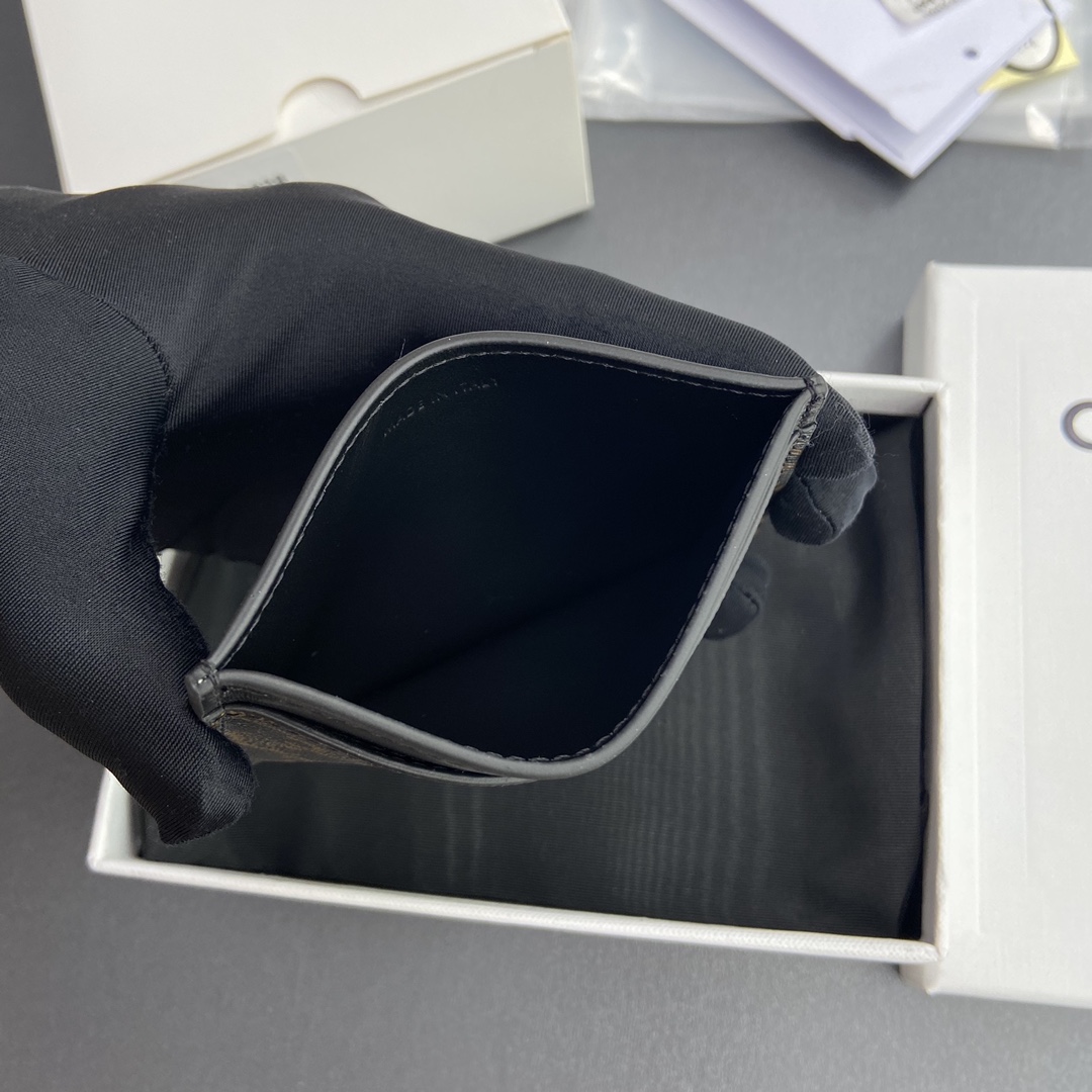 [TOP] CELINE Triomphe Card Holder 10.5x7cm - Monogram