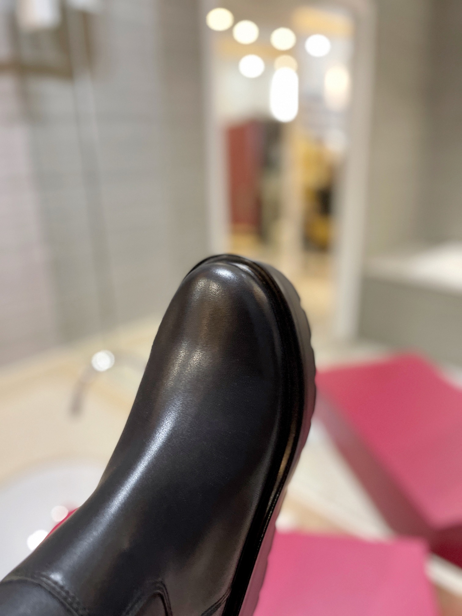 [TOP] VALENTINO 7.5cm High Heel Long Boots - Black