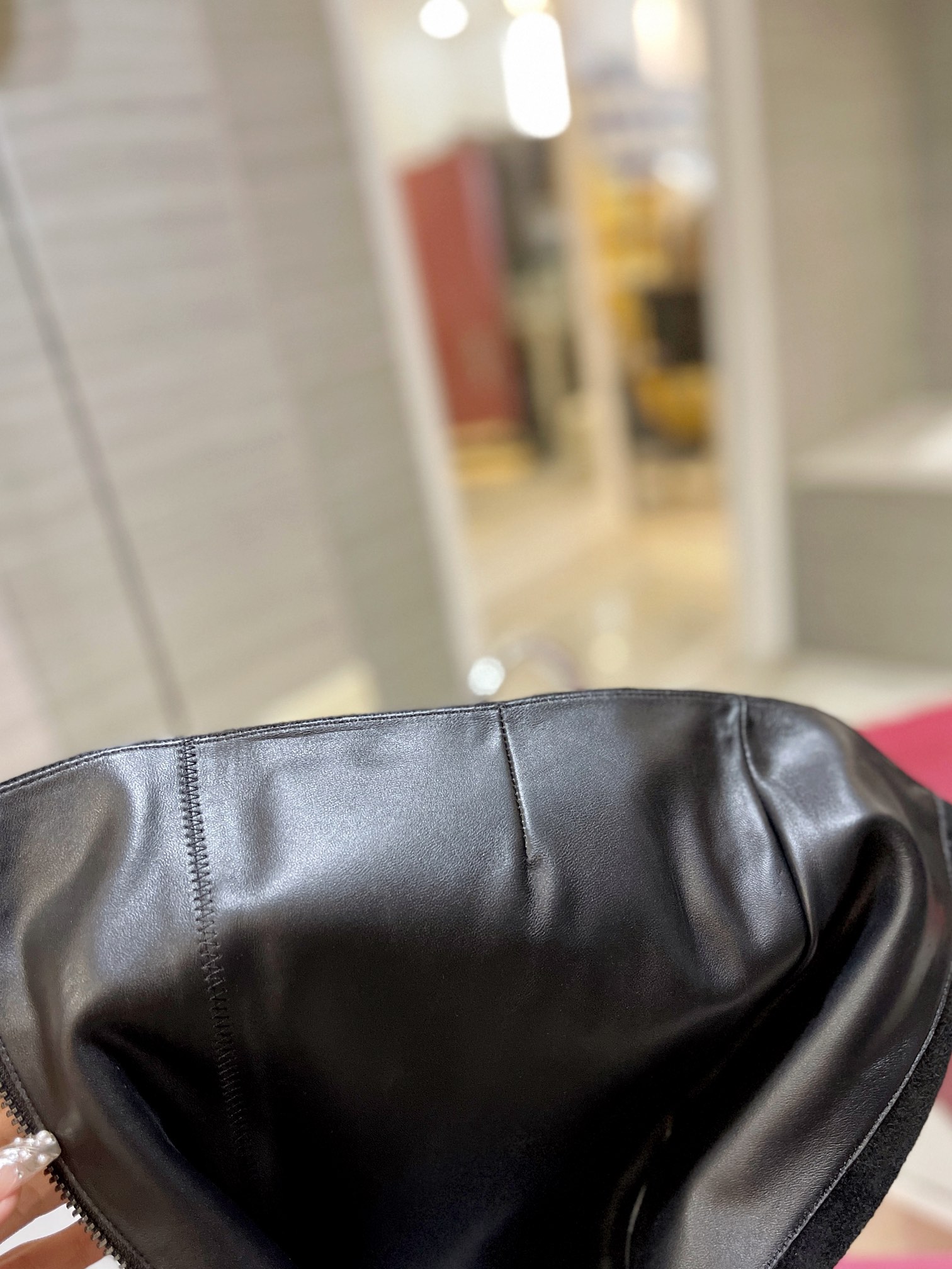 [TOP] VALENTINO 7.5cm High Heel Long Boots - Black