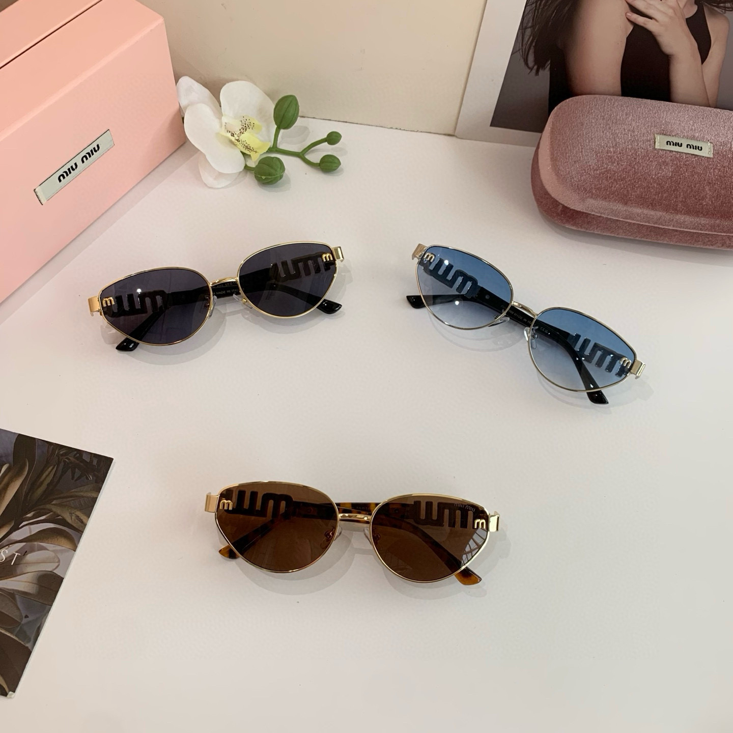 [TOP] Miu Miu Sunglasses - 3 Colors