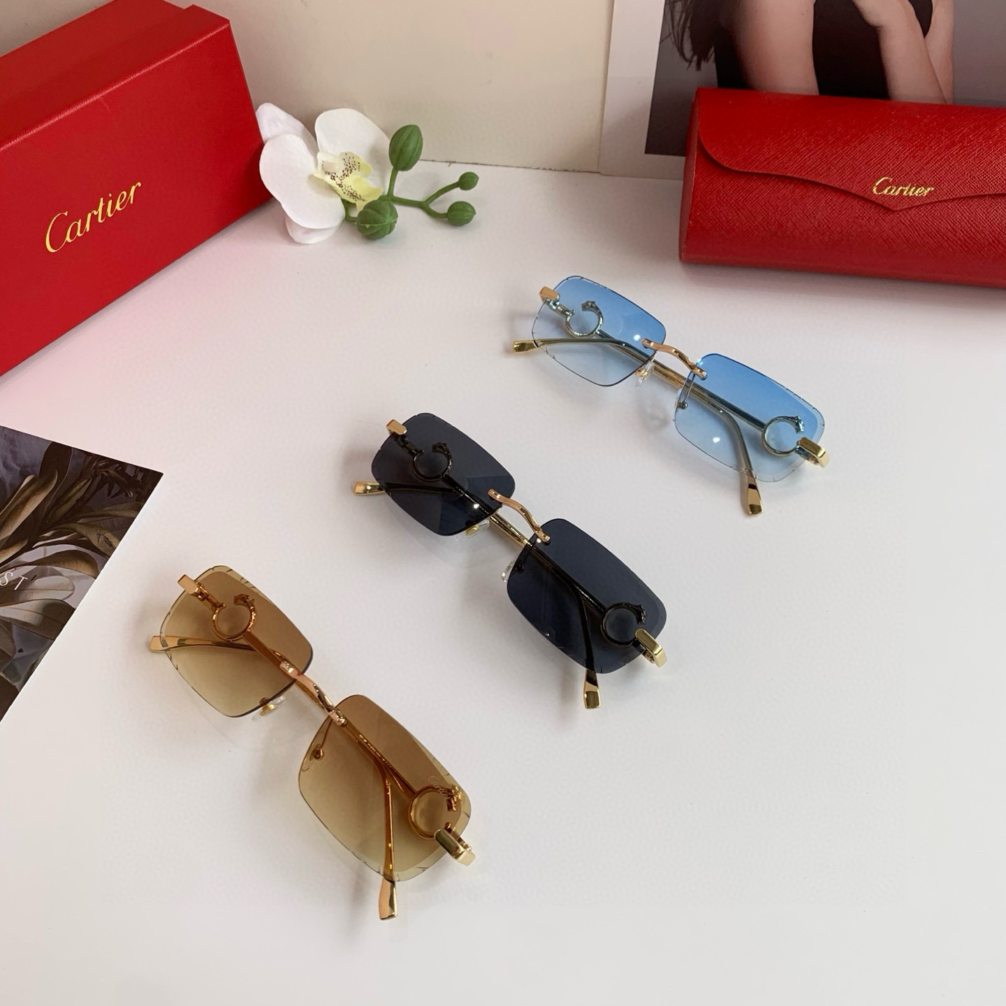 [TOP] Cartier Sunglasses - 3 Color