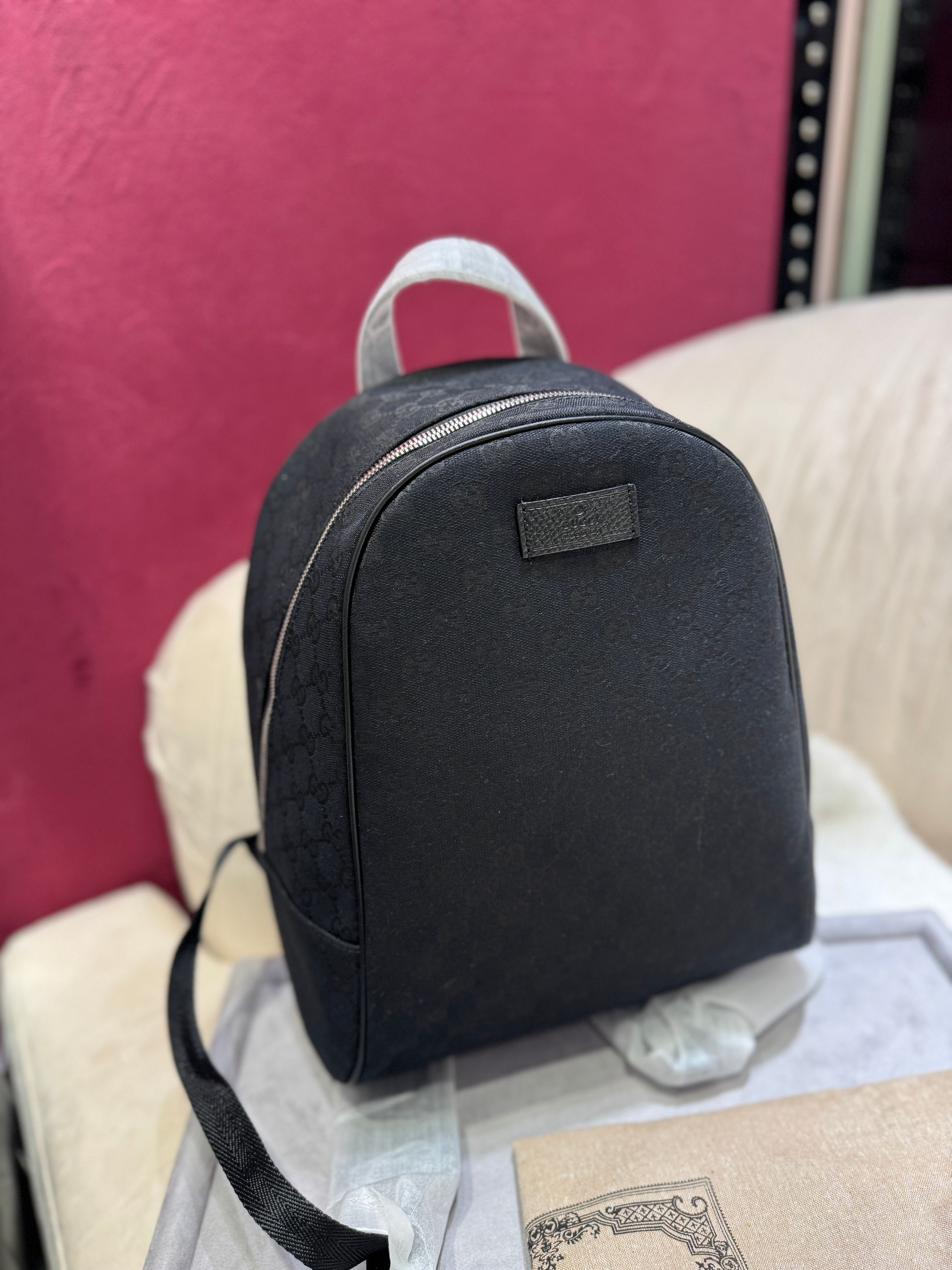 [TOP] GUCCI Backpack 30 x 37 x 14 cm - Black