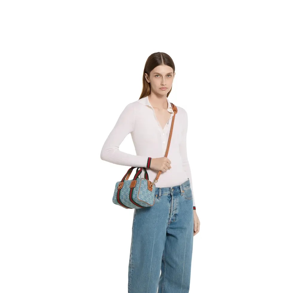 [TOP] GUCCI Mini GG  Bag 20 x 13 x 13 cm - Blue