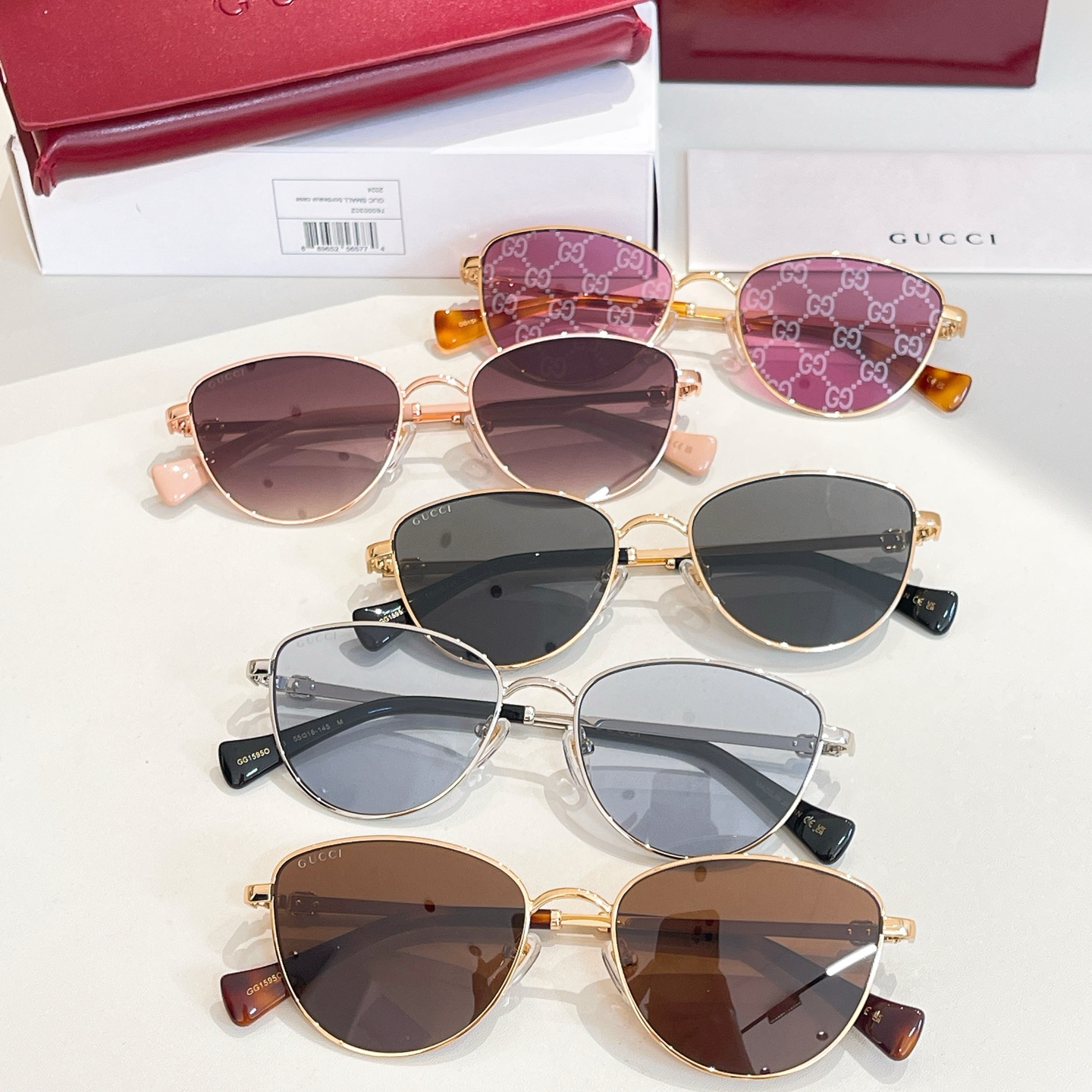 [TOP] GUCCI Sunglasses - 5 Colour