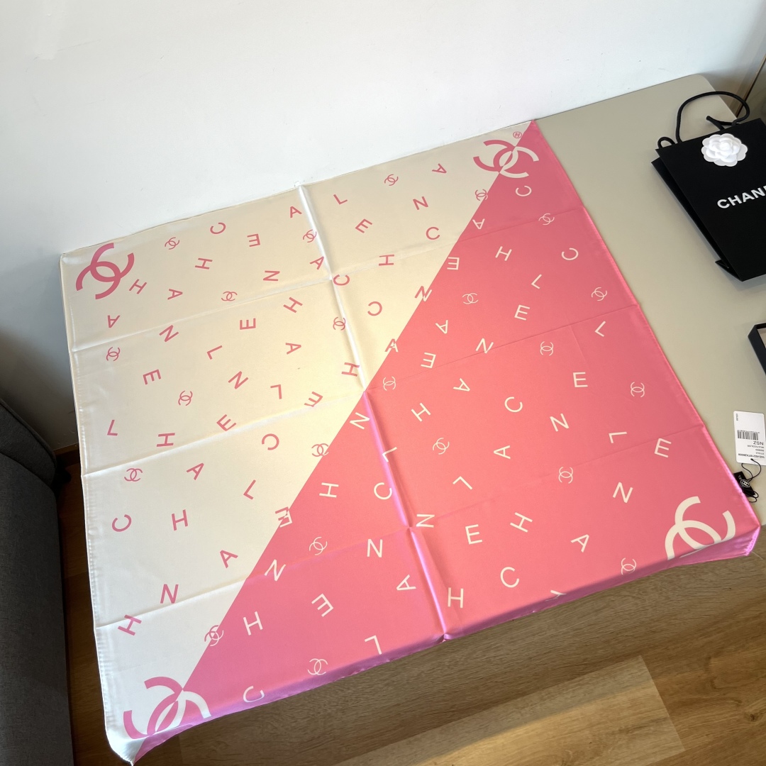 [TOP] Chanel Silk Scarf 90x90cm - 2 Colors