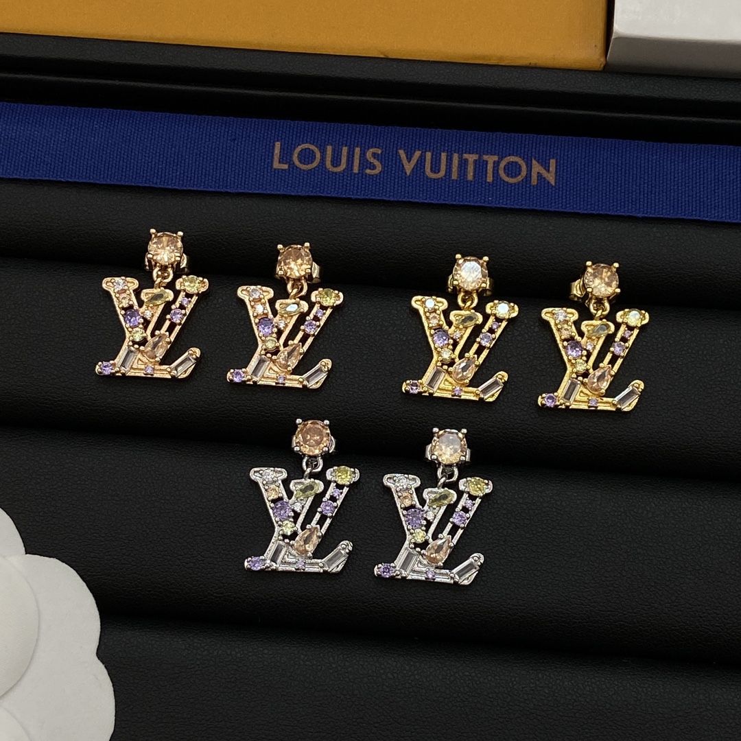 [TOP] Louis Vuitton LV Earrings - 3 Color
