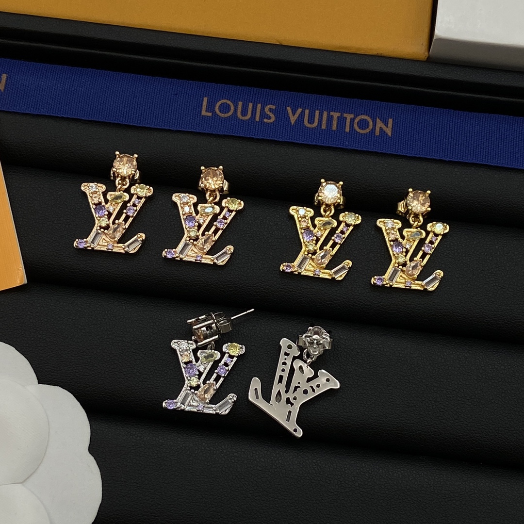 [TOP] Louis Vuitton LV Earrings - 3 Color