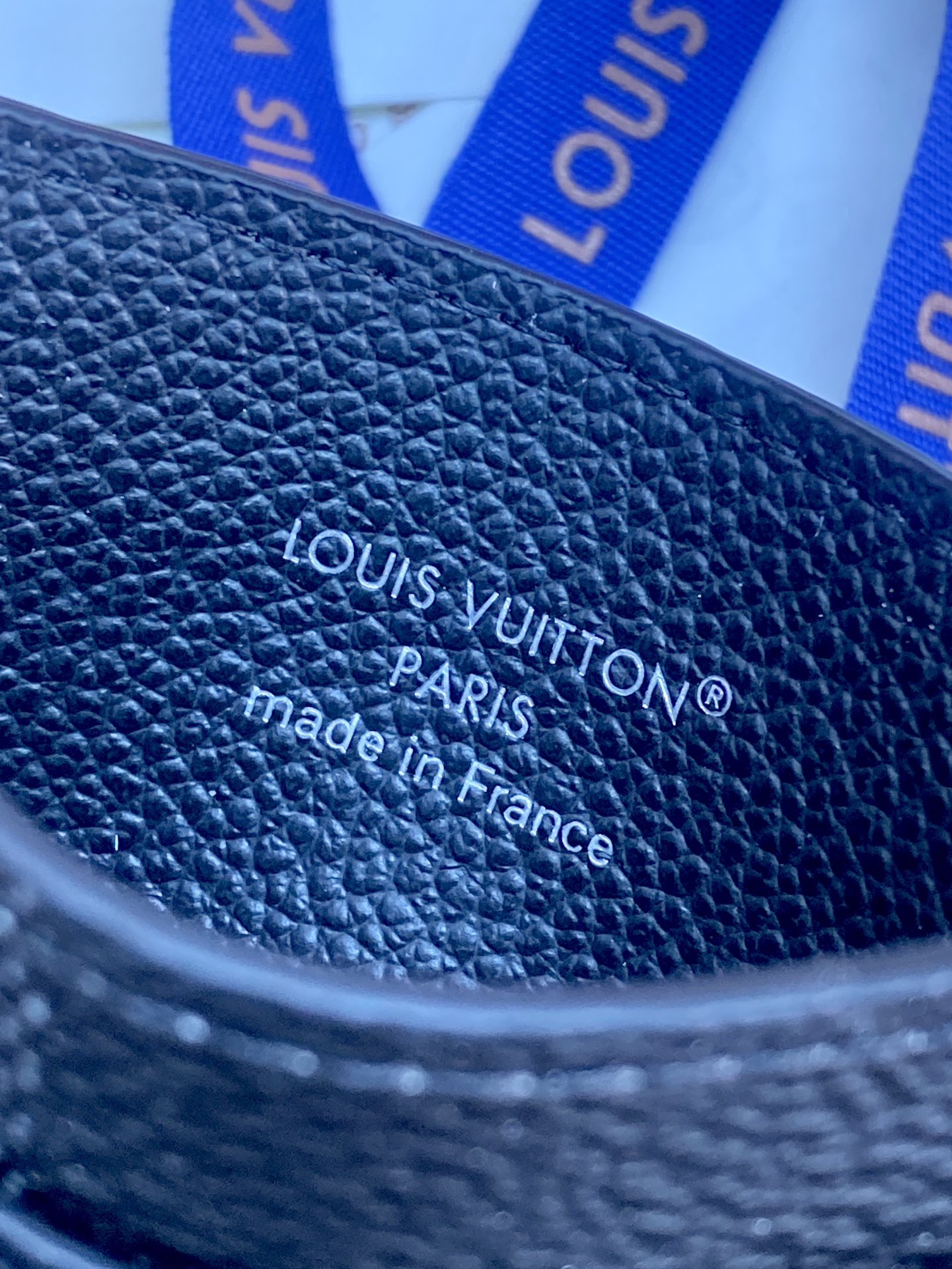 [TOP] Louis Vuitton LV Damier Graphite Printed Card Holder Damoflage Canvas 11x7x1.5cm - Black