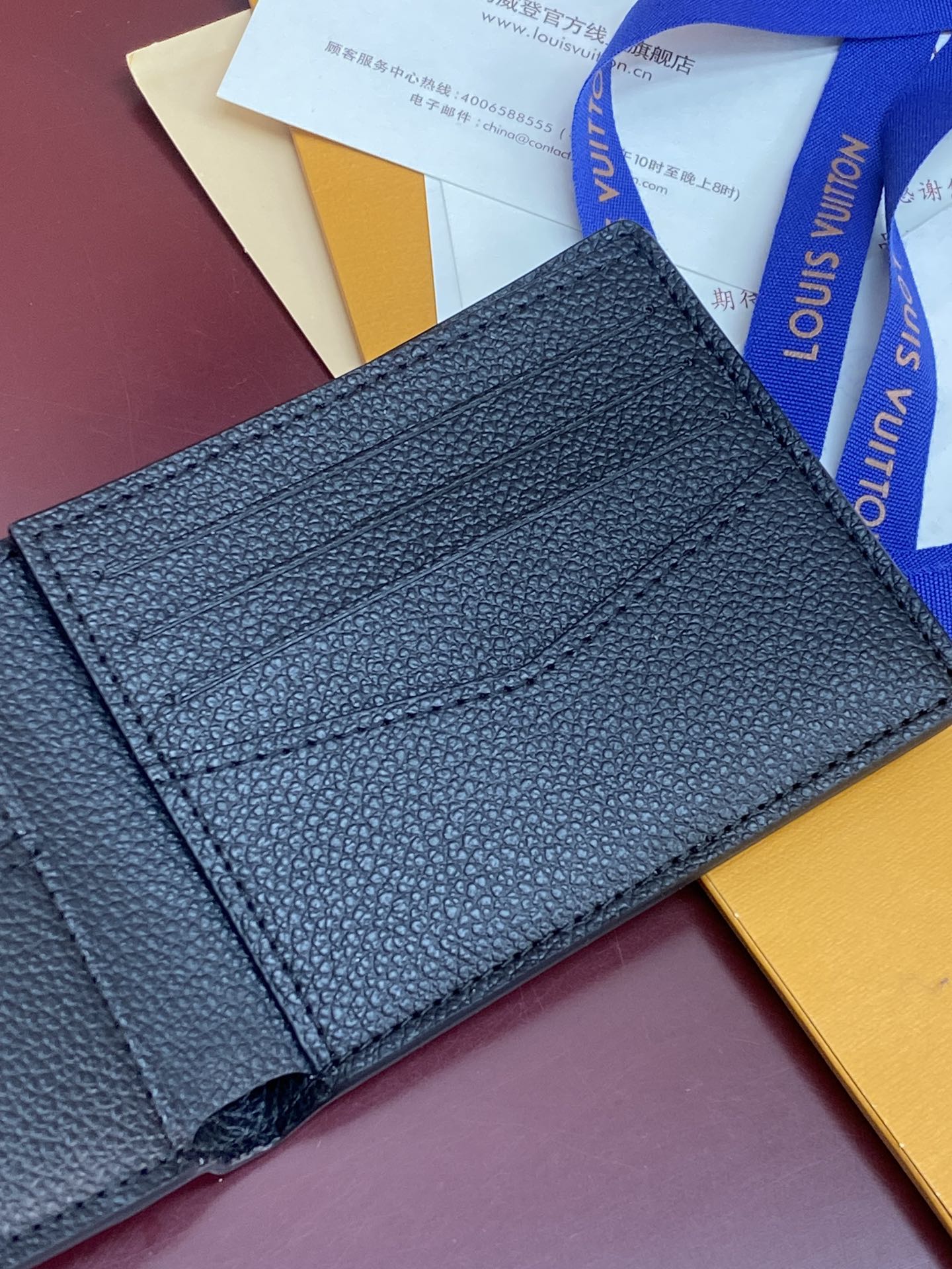 [TOP] Louis Vuitton LV Damier Graphite Printed Slender Wallet Damoflage Canvas 11x8.5x2cm - Black