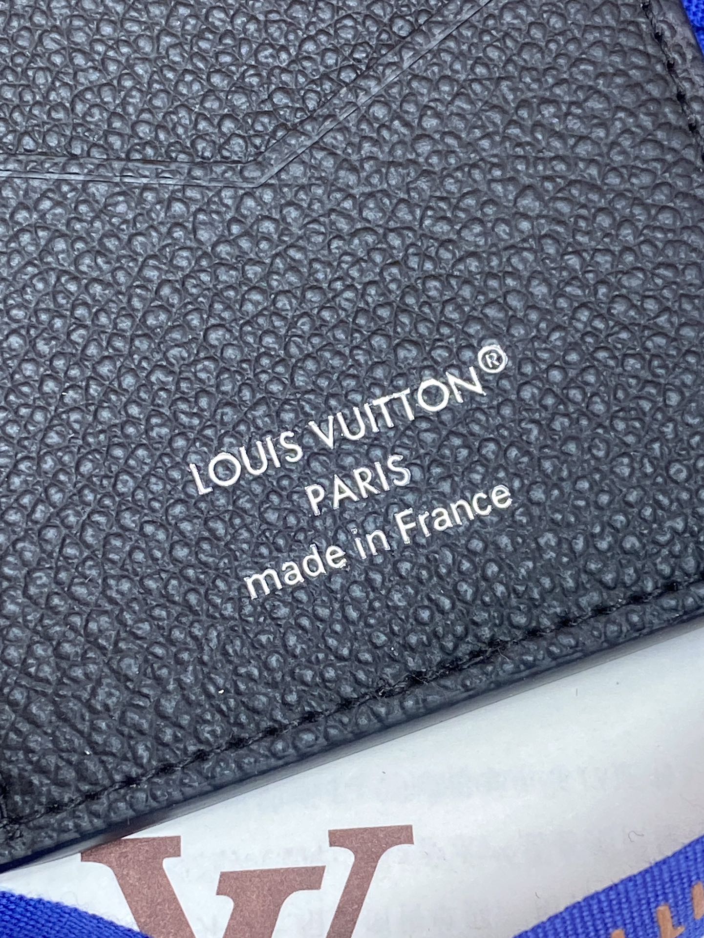 [TOP] Louis Vuitton LV Damier Graphite Printed Card Holder Damoflage Canvas 8x11x1cm - Black