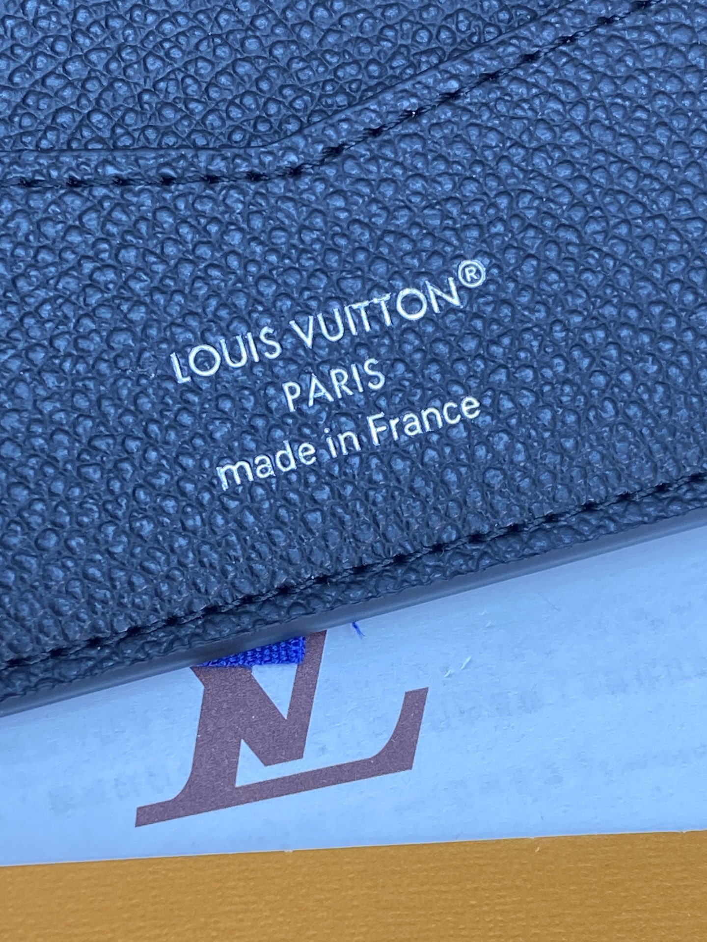 [TOP] Louis Vuitton LV Damier Graphite Printed Slender Wallet Damoflage Canvas 11x8.5x2cm - Black