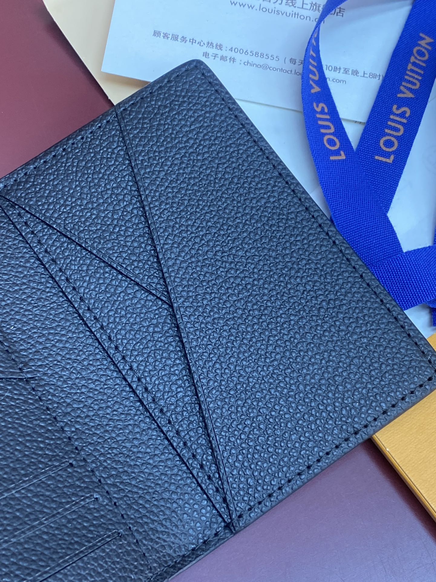 [TOP] Louis Vuitton LV Damier Graphite Printed Card Holder Damoflage Canvas 8x11x1cm - Black