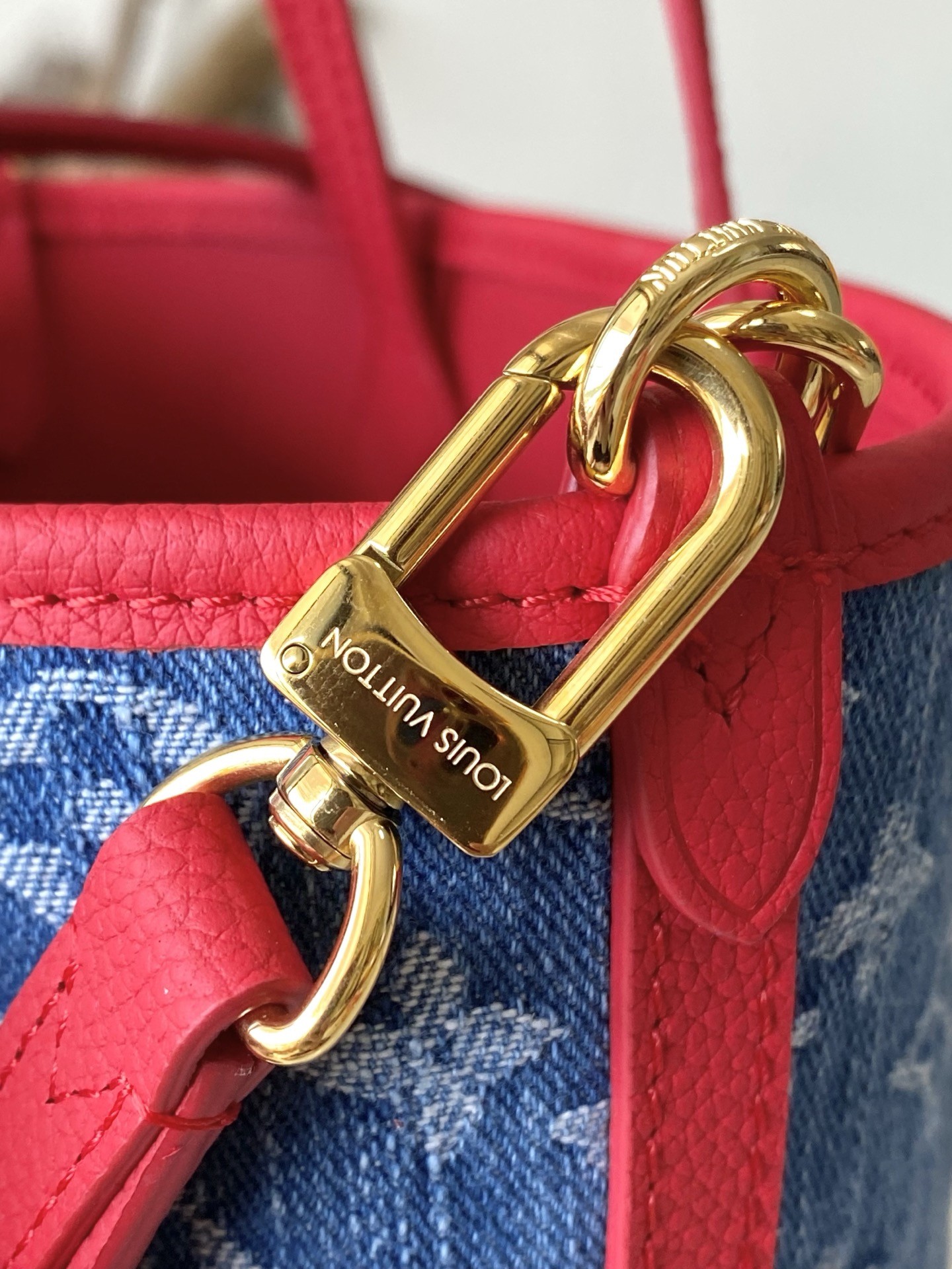 [TOP] Louis Vuitton LV Neverful Inside Out BB Bag  26.5 × 16.5 × 11 cm - Denim