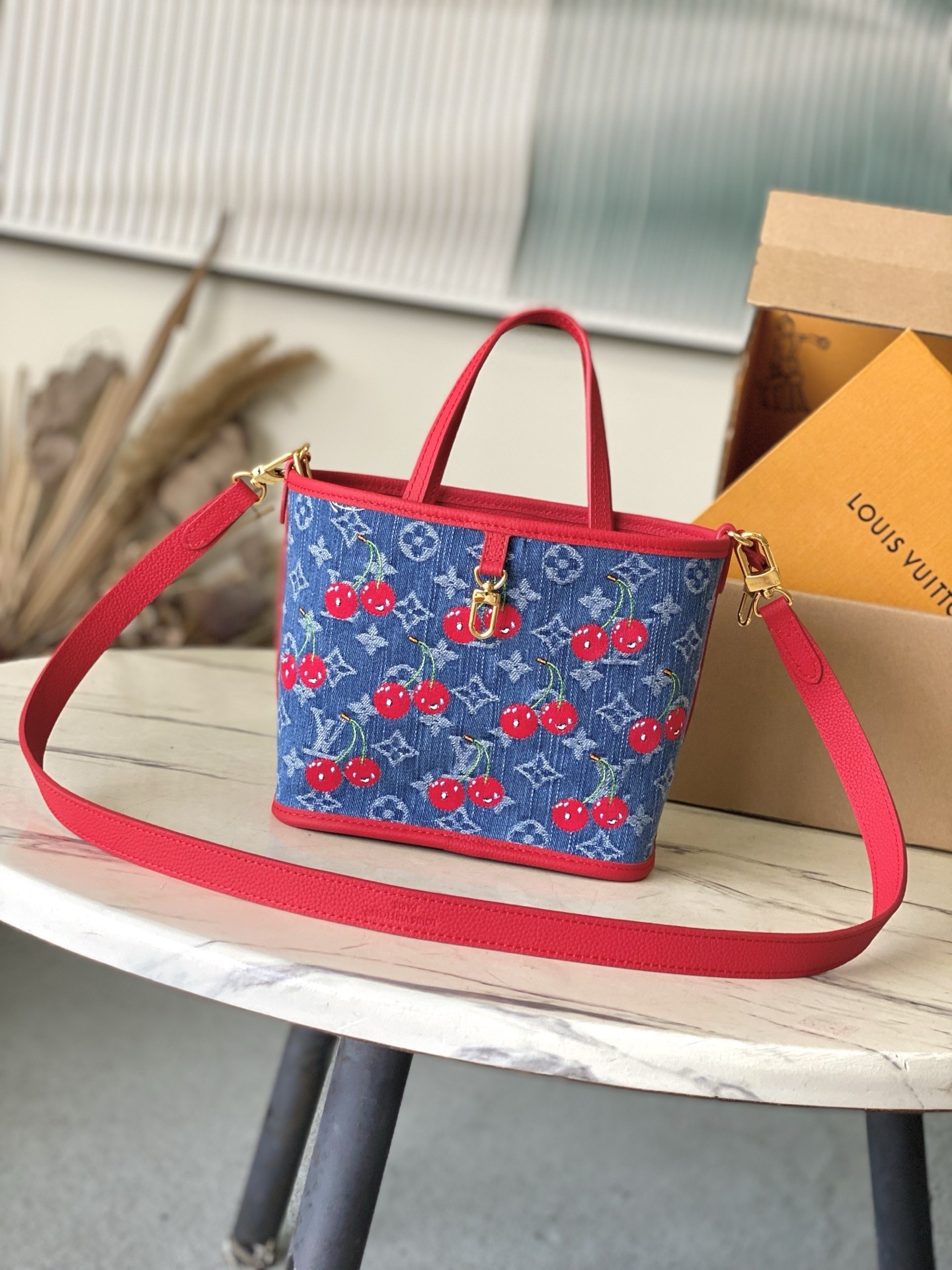 [TOP] Louis Vuitton LV Neverful Inside Out BB Bag  26.5 × 16.5 × 11 cm - Denim