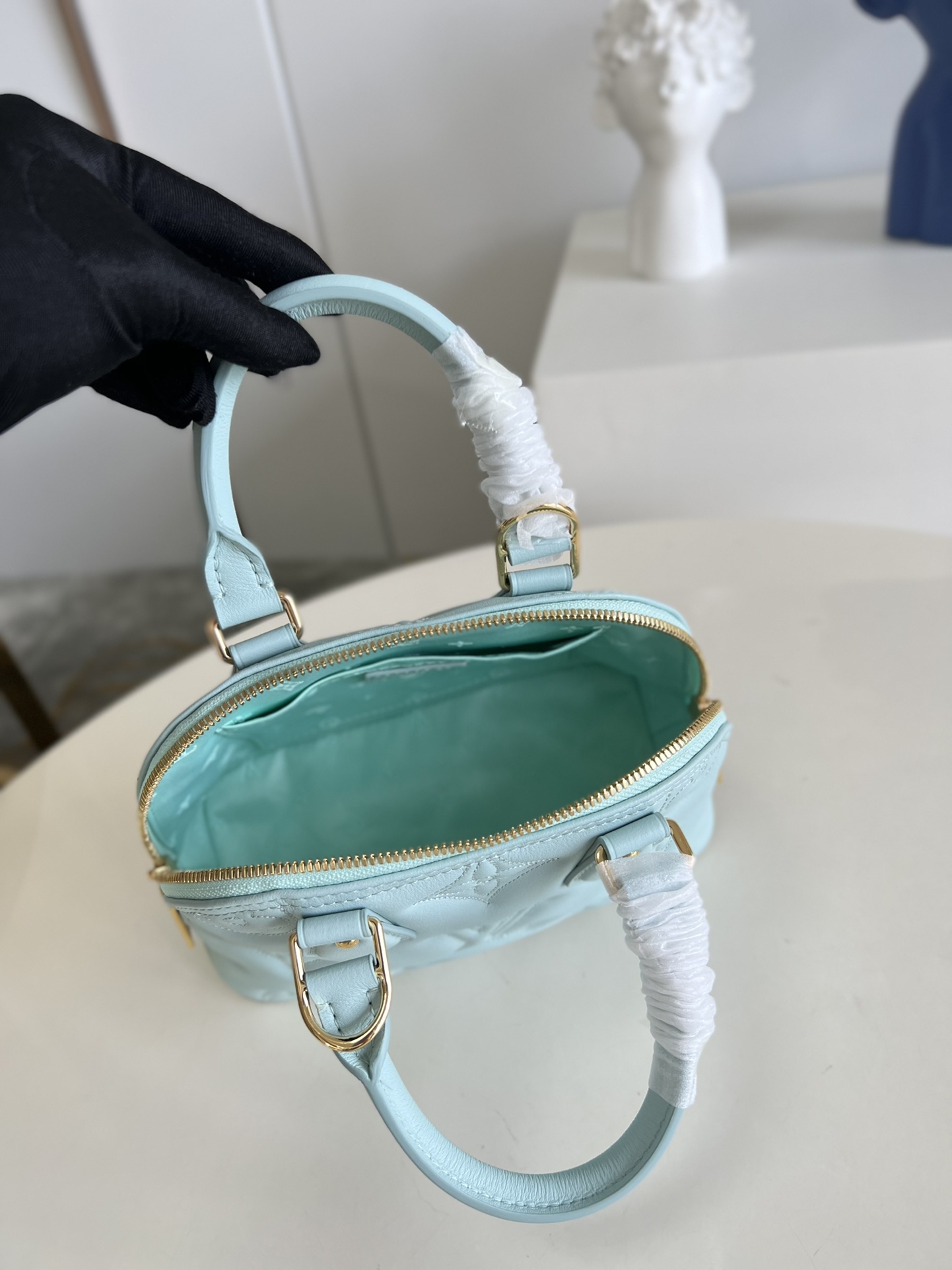 [TOP] Louis Vuitton LV Alma Bag 24.5 x 18 x 12cm - Green