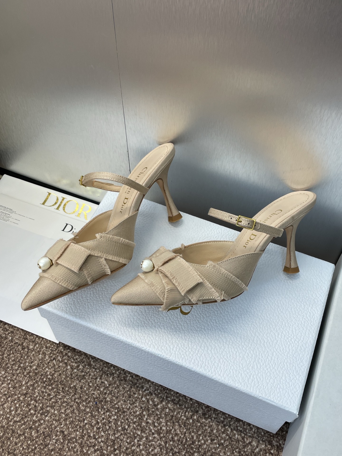 [TOP] Christian Dior Adiorble CD 7cm Heels Sandals - 2 Color