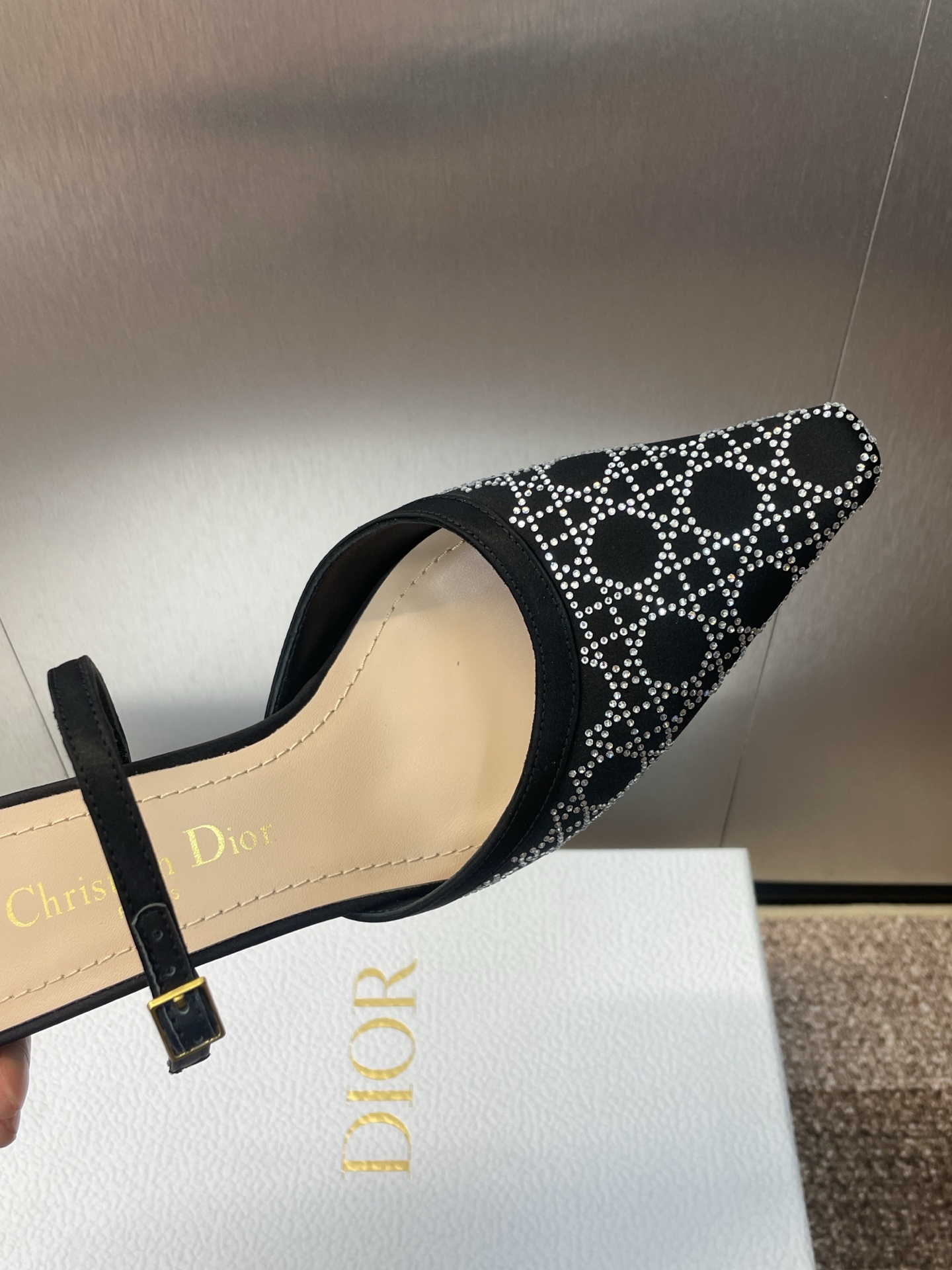 [TOP] Christian Dior Capture CD 6.5/9.5cm Heels Sandals - 2 Color