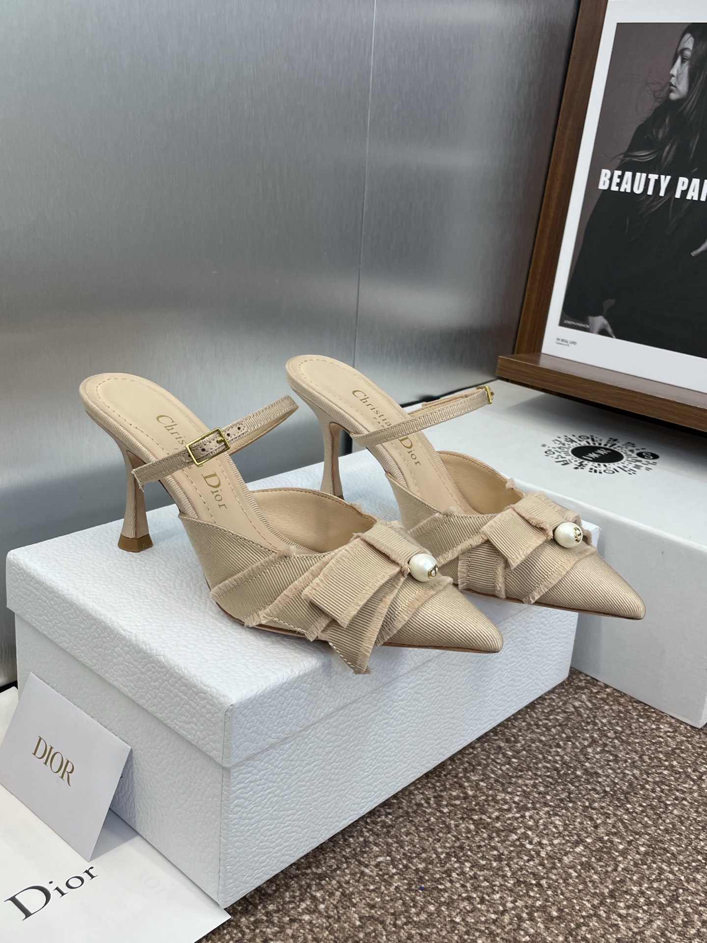 [TOP] Christian Dior Adiorble CD 7cm Heels Sandals - 2 Color