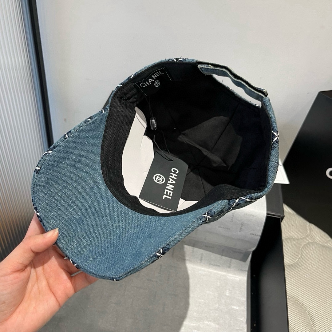 [TOP] CHANEL Baseball Cap - Blue