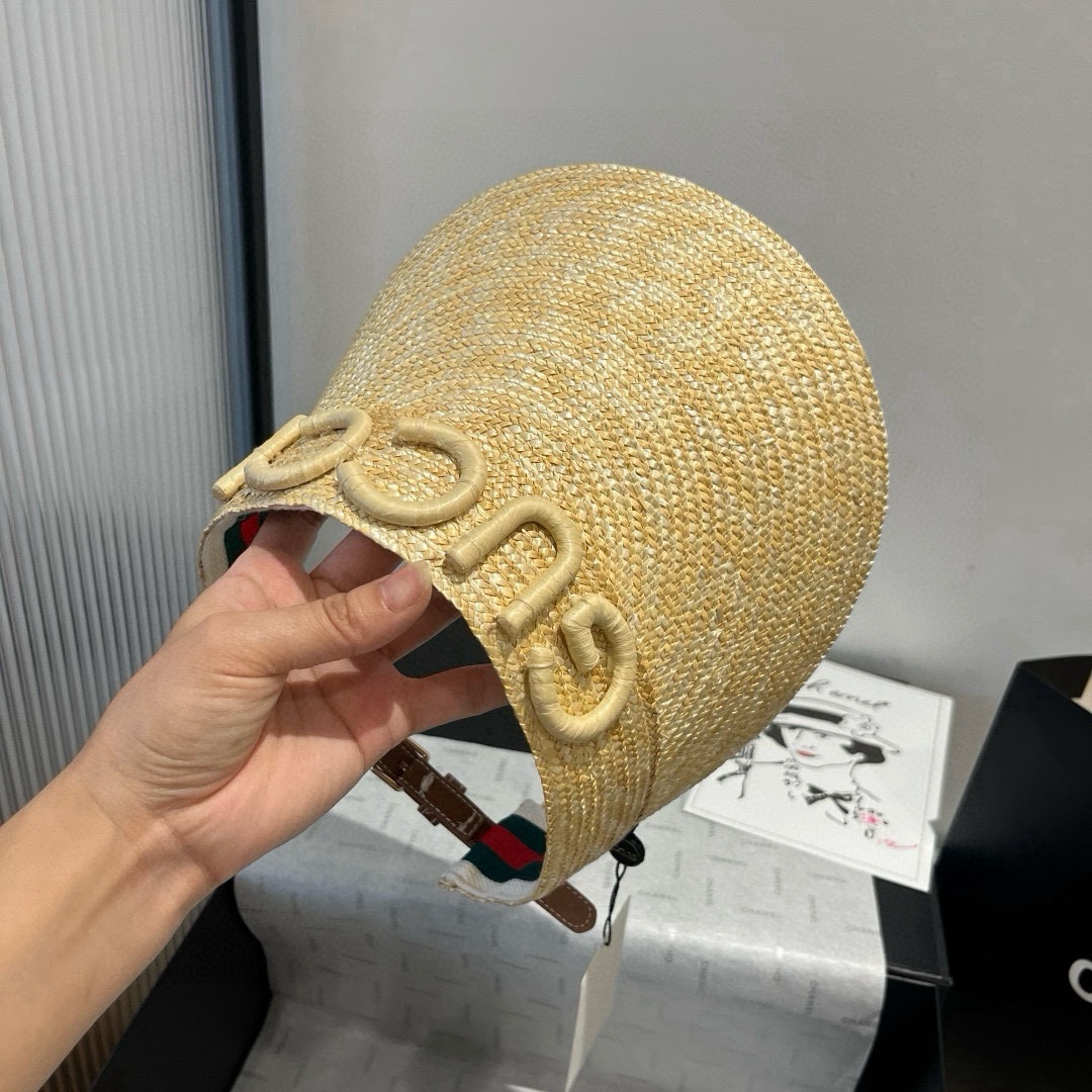 [TOP] GUCCI Sun Hat - Khaki