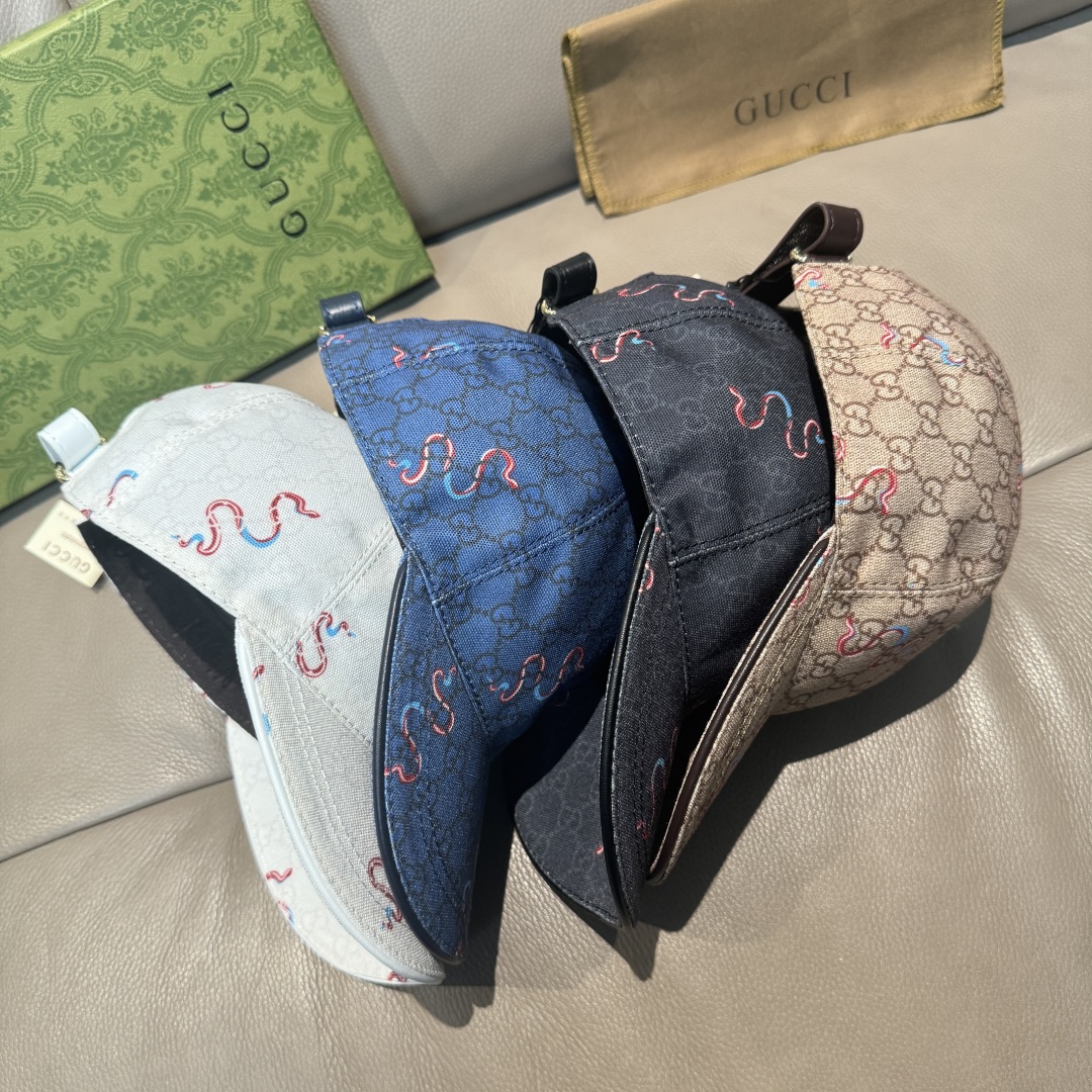 [TOP] GUCCI Baseball Hat - 4 Colors