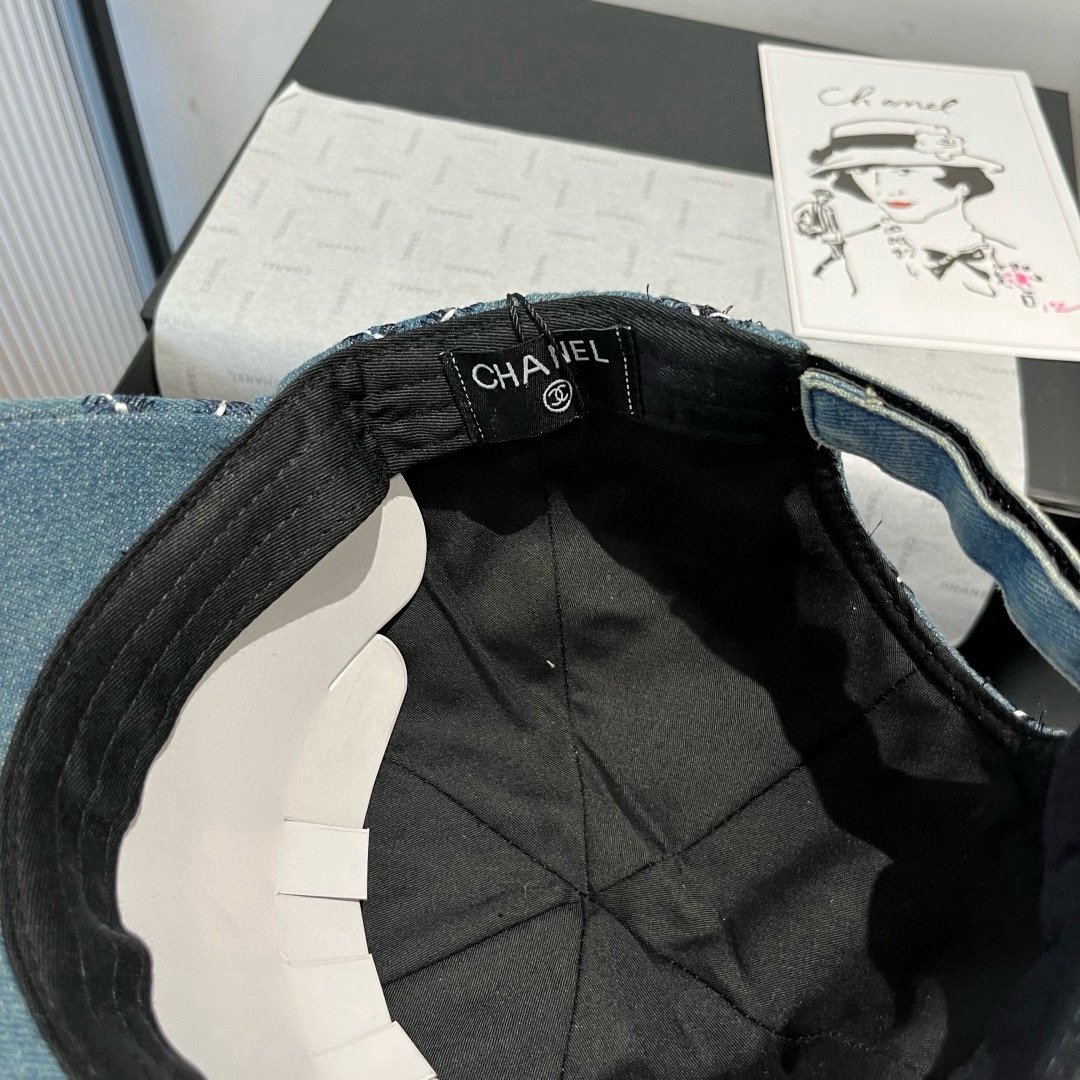 [TOP] CHANEL Baseball Cap - Blue