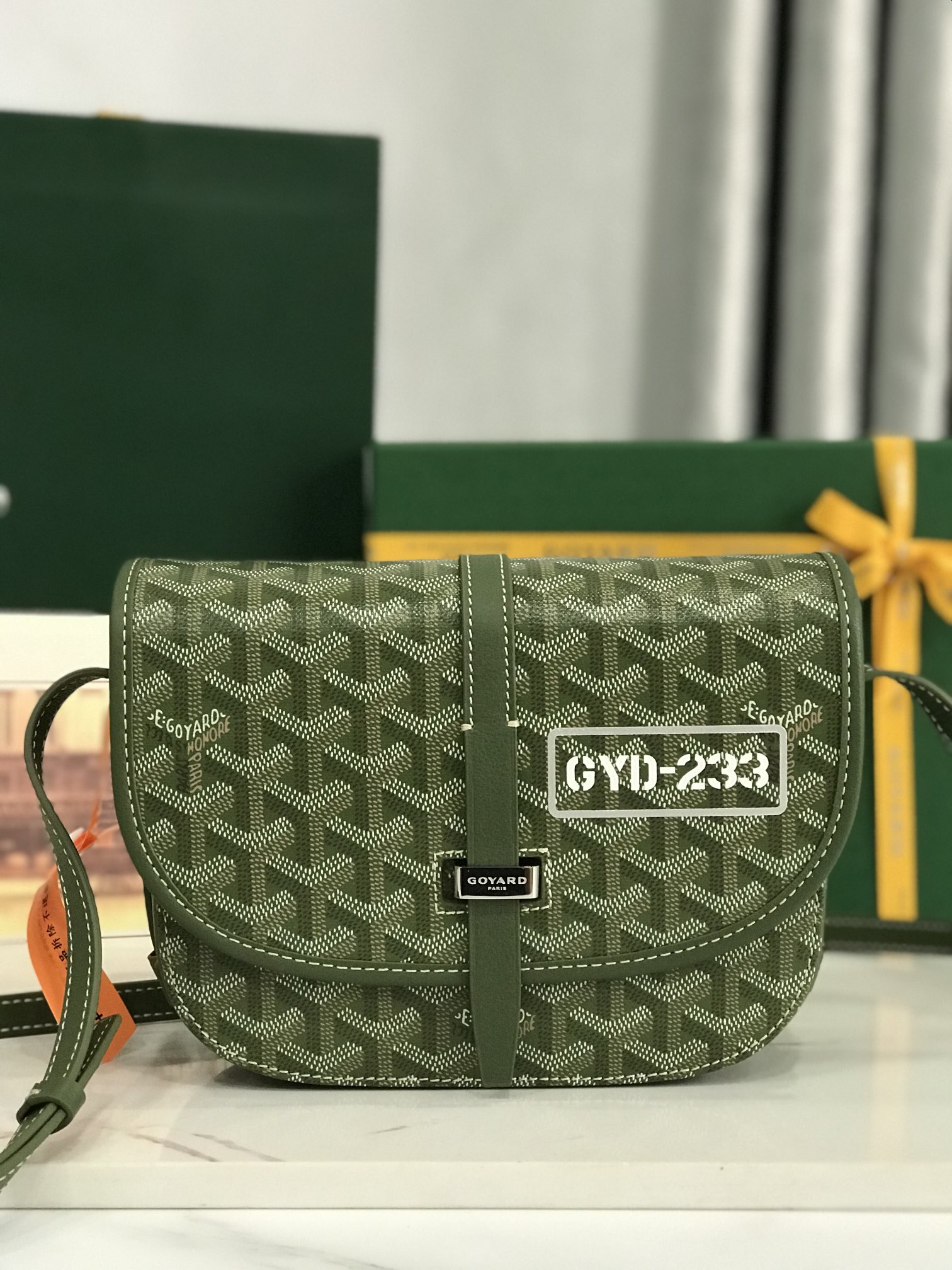 [TOP] Goyard Belvédère Bag 21*16*6 cm - Green