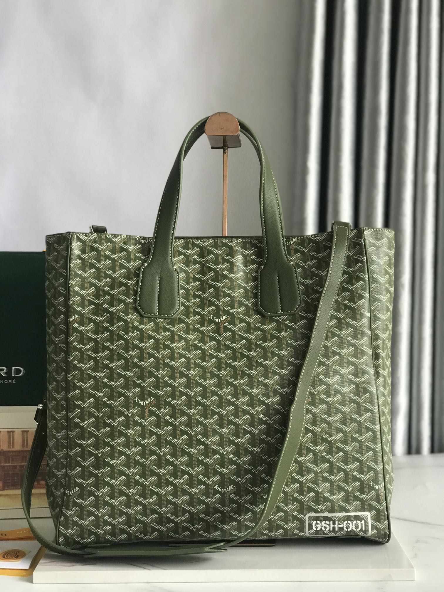 [TOP] Goyard Villette Tote Bag  38*35*11.5cm - Green