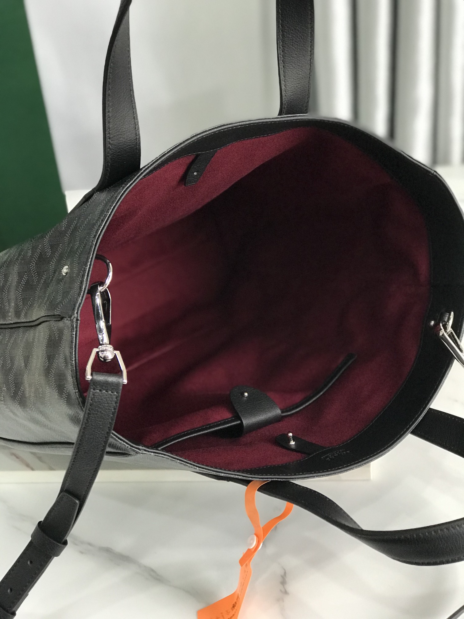 [TOP] Goyard Villette Tote Bag  38*35*11.5cm - Black