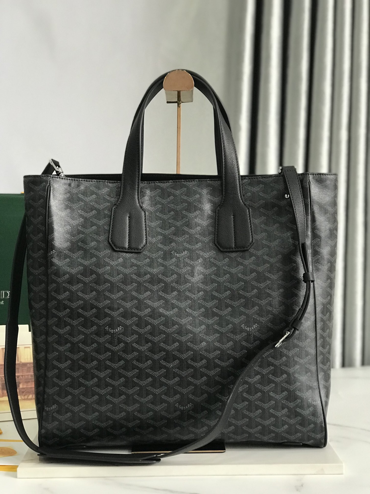 [TOP] Goyard Villette Tote Bag  38*35*11.5cm - Black