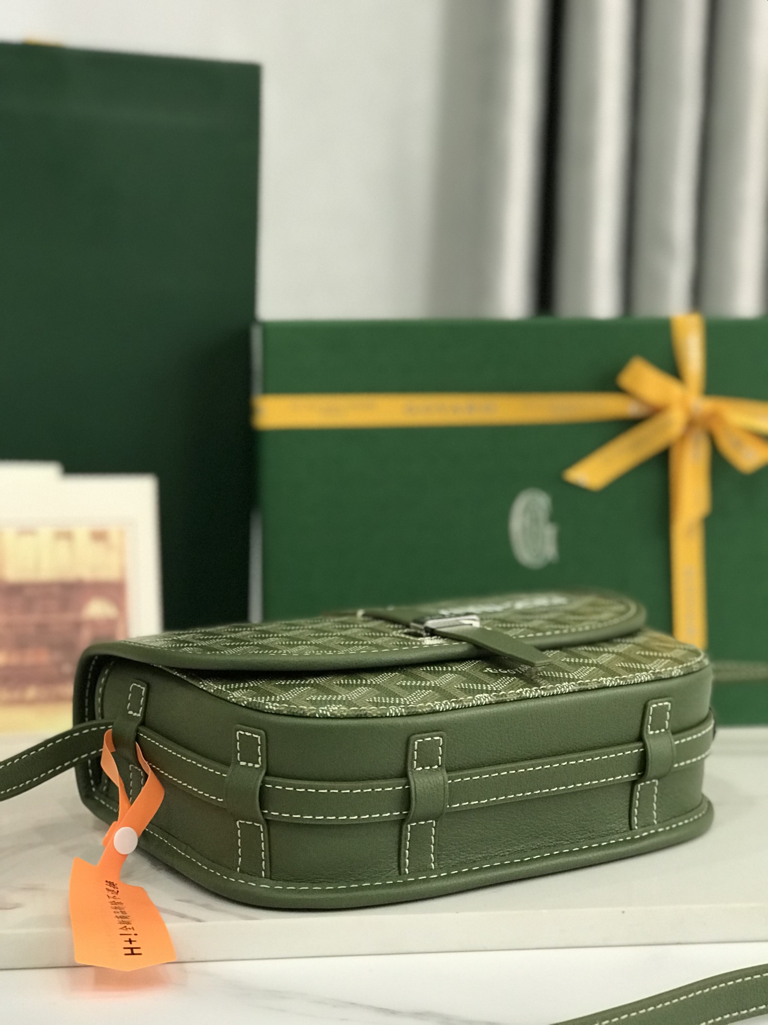[TOP] Goyard Belvédère Bag 21*16*6 cm - Green