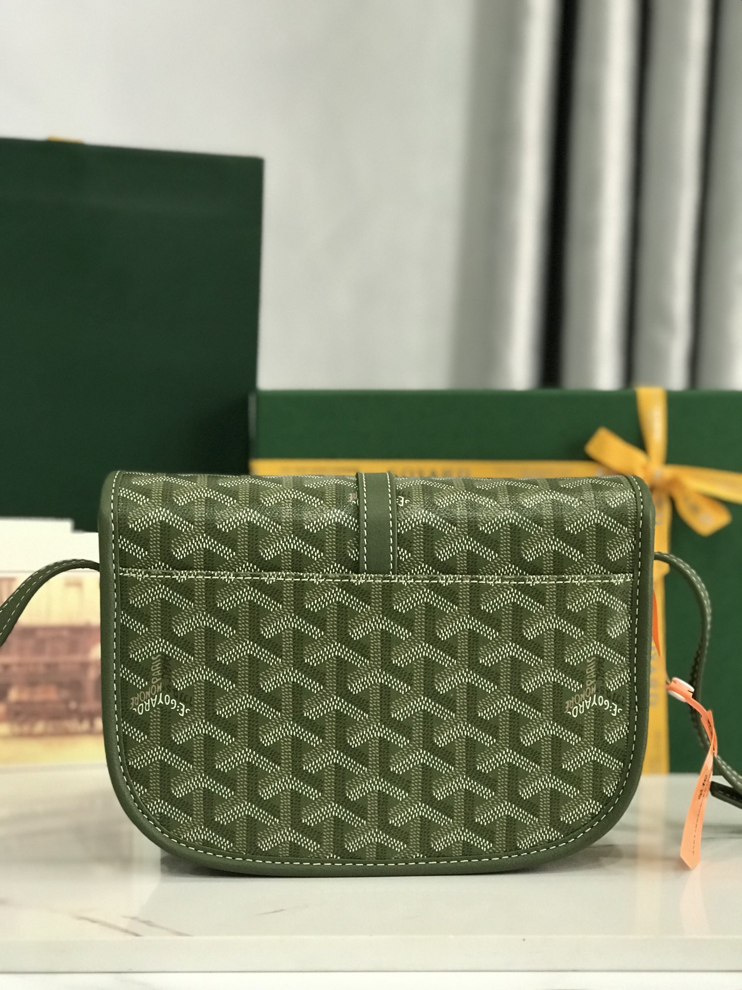 [TOP] Goyard Belvédère Bag 21*16*6 cm - Green