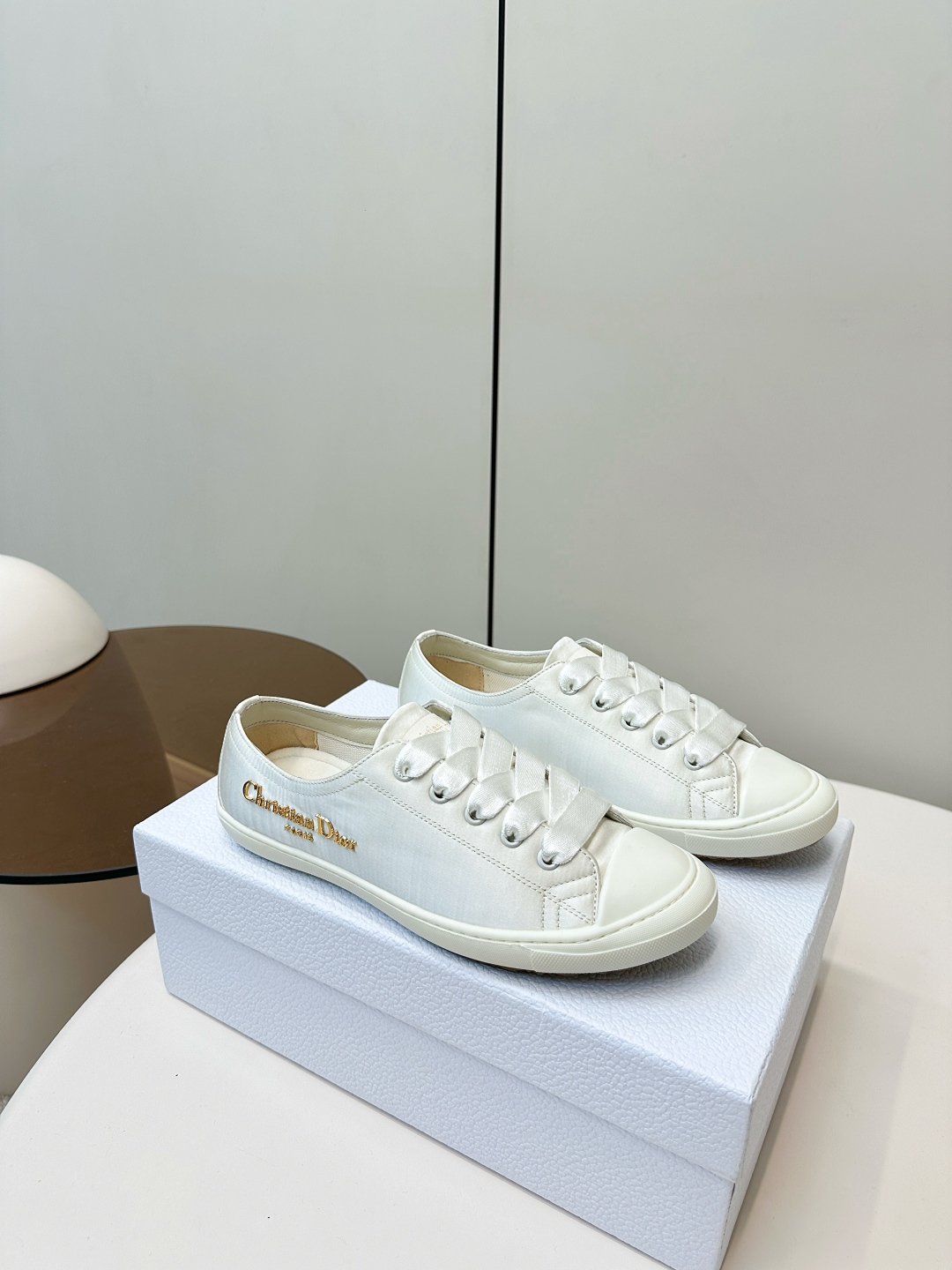 [TOP] Christian Dior Silk/Sheep Tendon Fabric Low Sneakers - 5 Colors